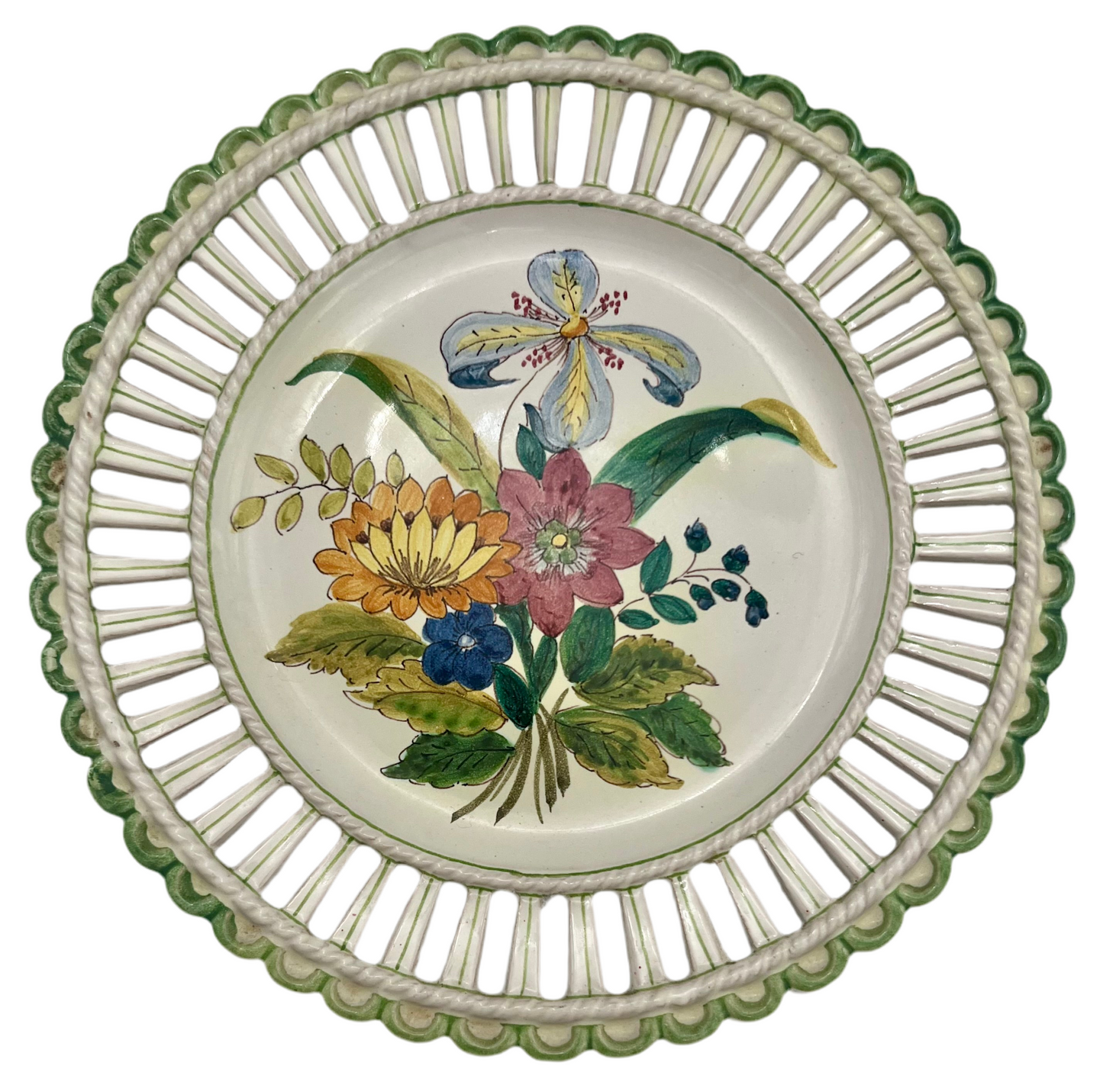 ITALIAN ARTIST ZACCAGNINI NUMBERED AND SIGNED HAND PAINTED PLATE