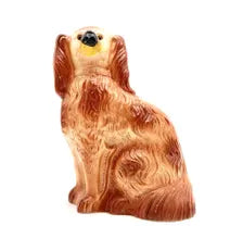 LARGE ANTIQUE STAFFORDSHIRE SPANIEL DOG, ENGLAND, CIRCA 1880–1910