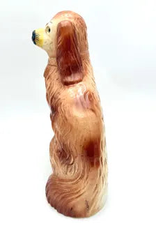 LARGE ANTIQUE STAFFORDSHIRE SPANIEL DOG, ENGLAND, CIRCA 1880–1910