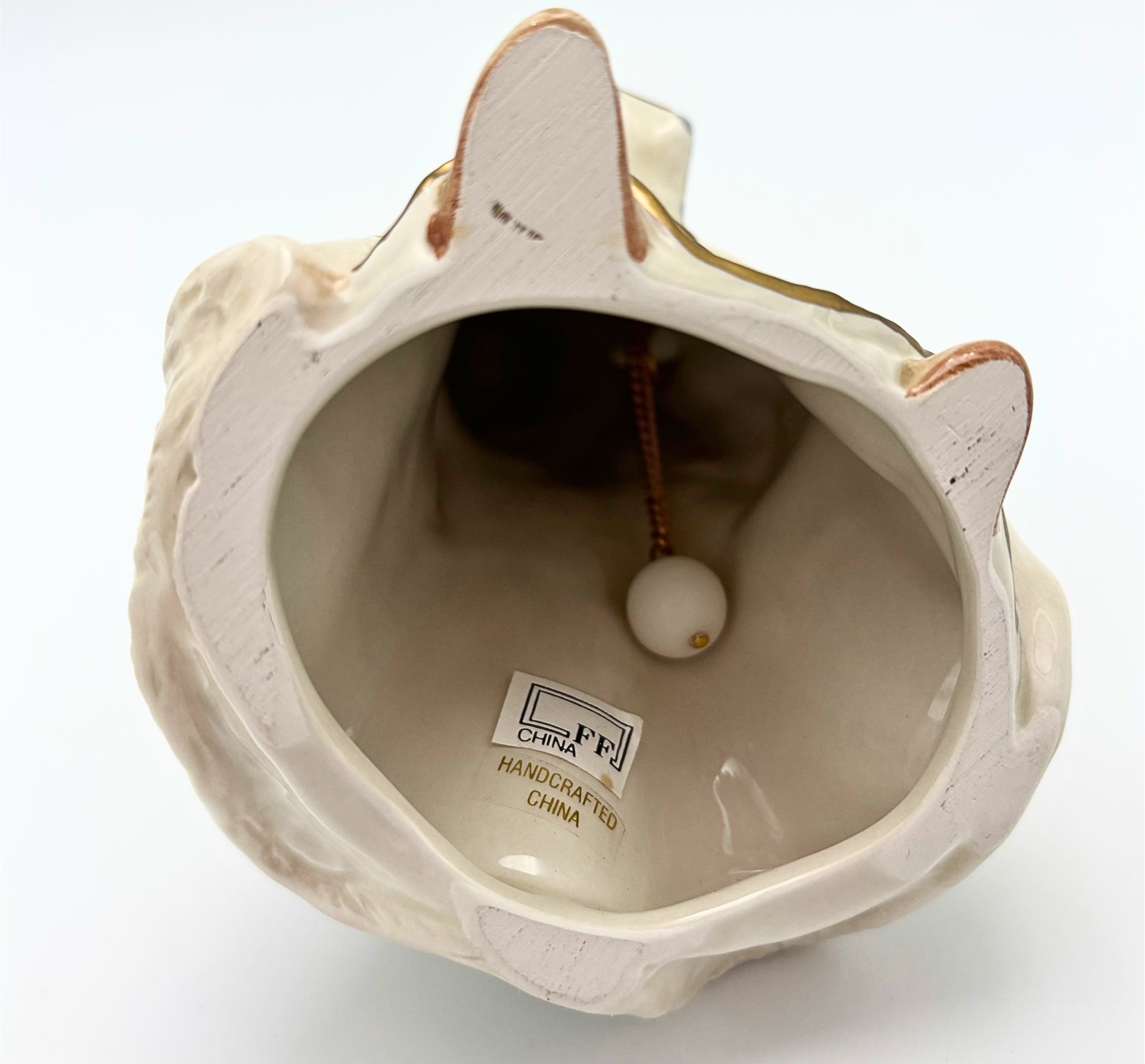 FITZ AND FLOYD GREGORIAN SANTA BELL – 2000 LIMITED EDITION FATHER CHRISTMAS COLLECTIBLE WITH ORIGINAL BOX
