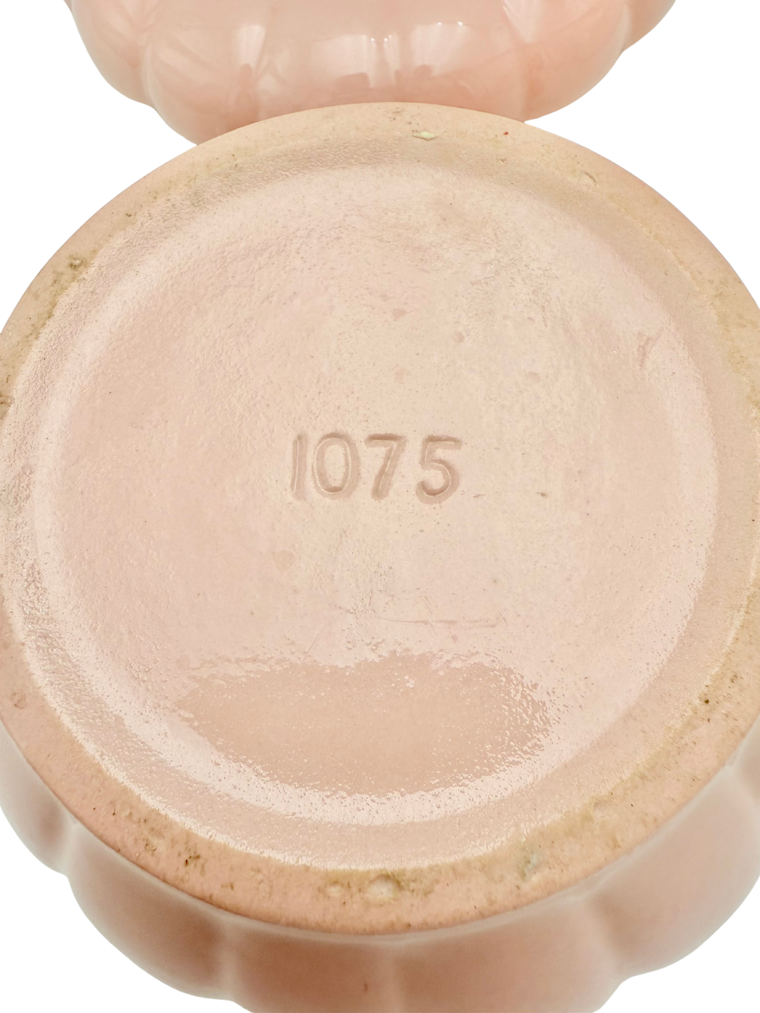 VINTAGE JAPANESE PINK PORCELAIN ROSE TRINKET BOX FLORAL POWDER JAR