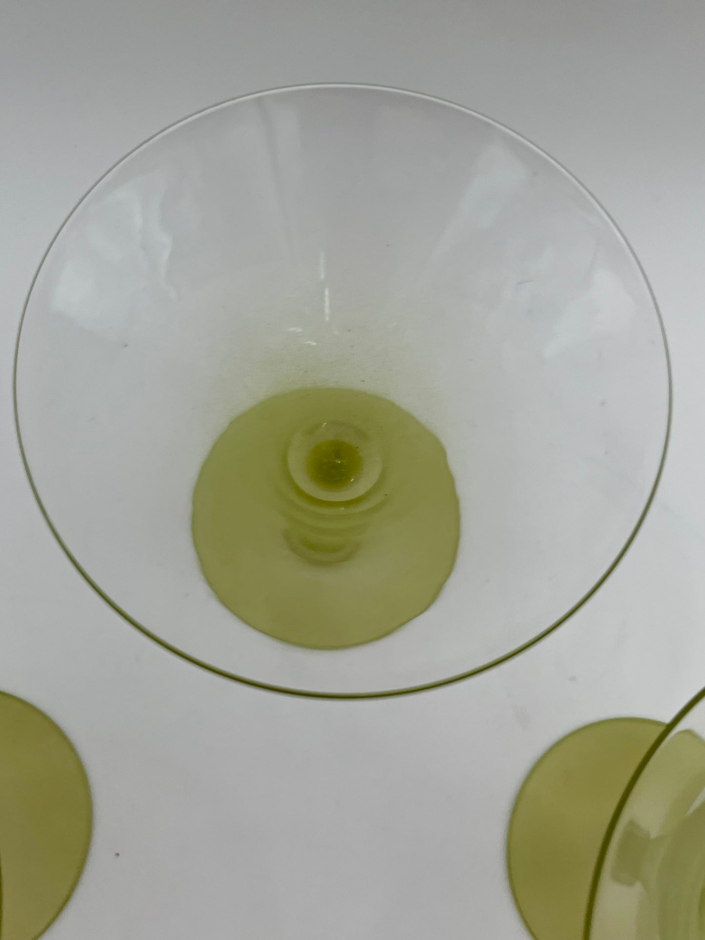1950s DOROTHY THORPE MARTINI GLASSES SET OF 5