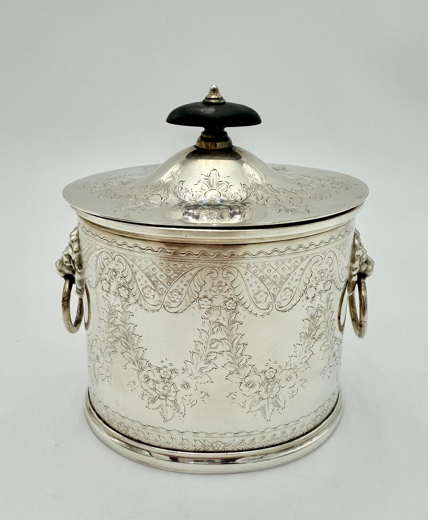 ANTIQUE ART NOUVEAU BARKER ELLIS TEAPOT, CREAMER, SUGER, COOKIE SET, ENGLAND EARLY 1900s