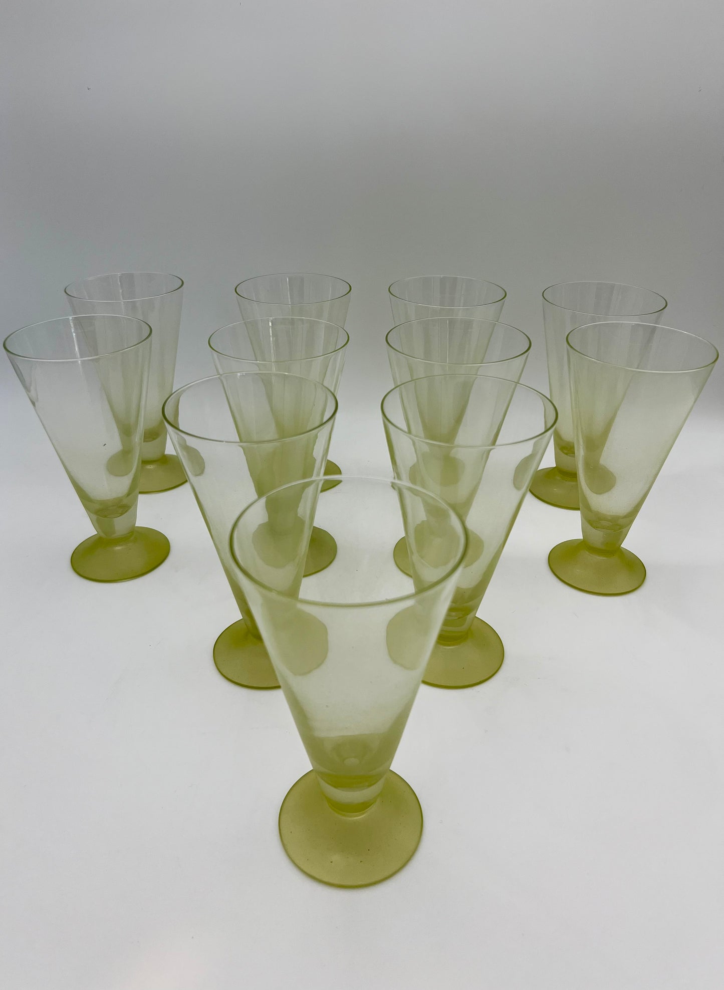 1950s DOROTHY THORPE BEVERAGE GLASSES SET OF 11
