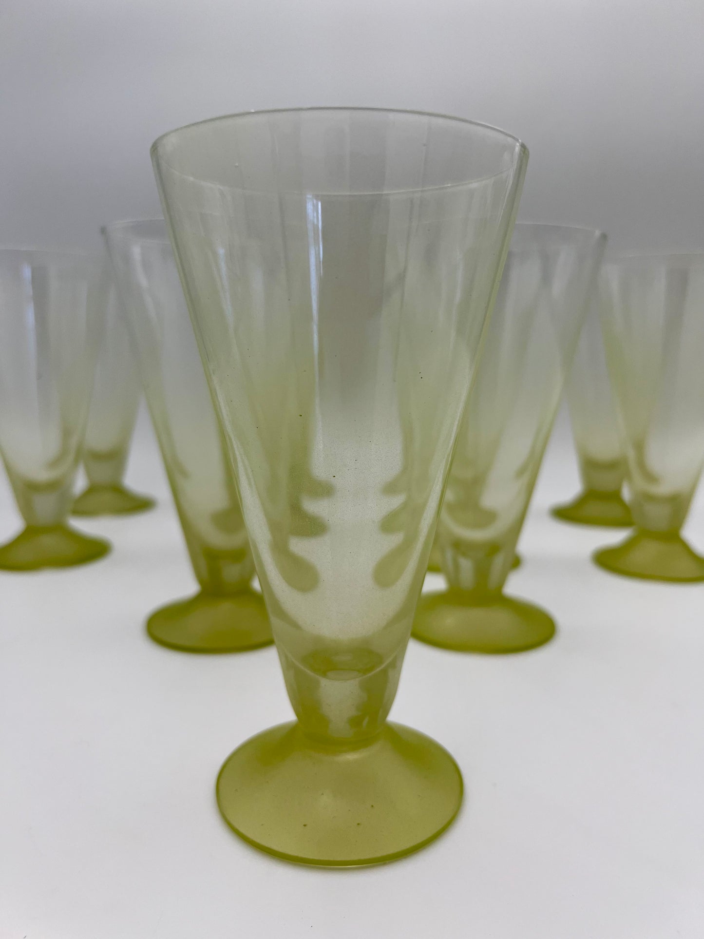 1950s DOROTHY THORPE BEVERAGE GLASSES SET OF 11