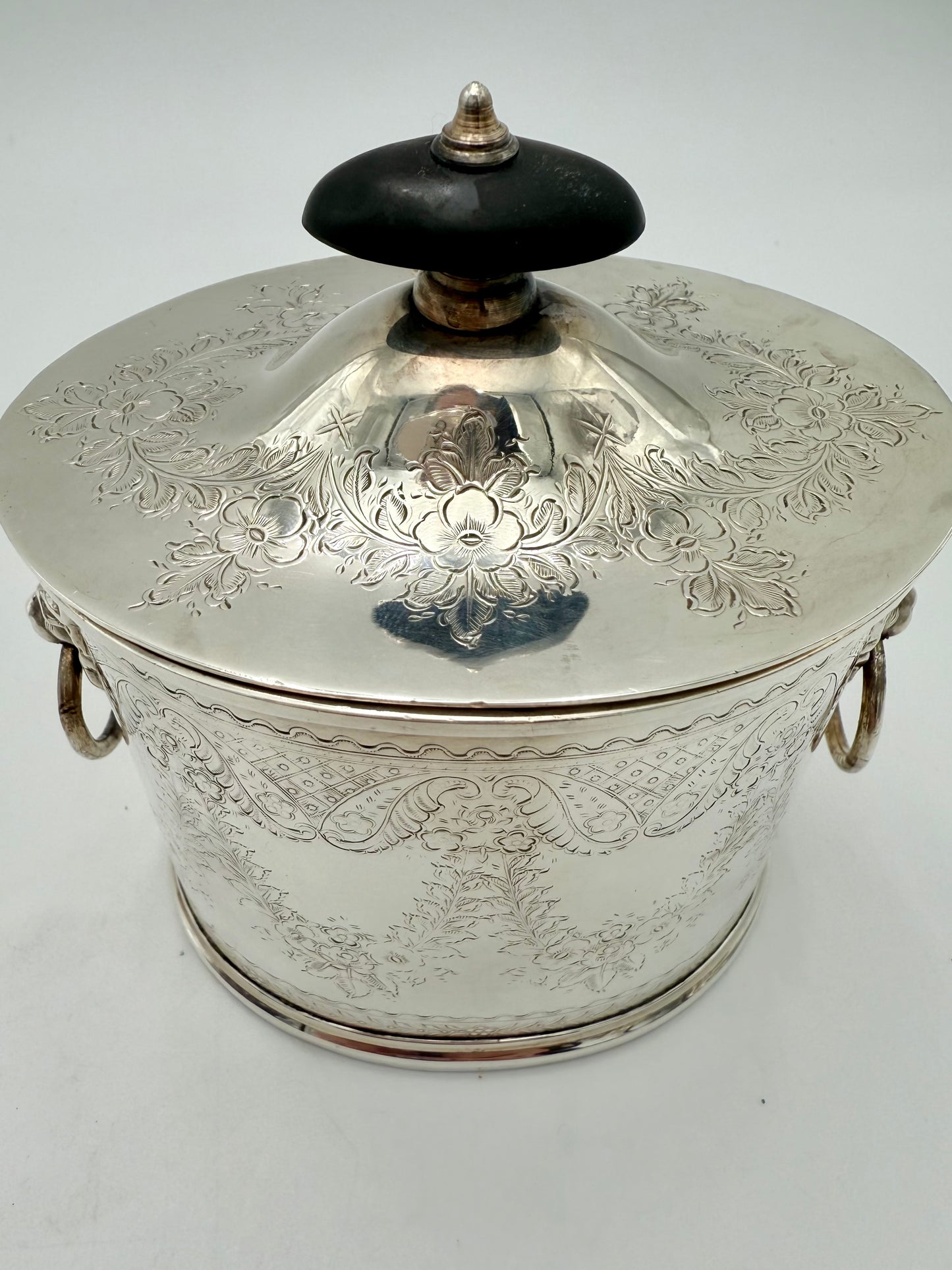 ANTIQUE ART NOUVEAU BARKER ELLIS TEAPOT, CREAMER, SUGER, COOKIE SET, ENGLAND EARLY 1900s