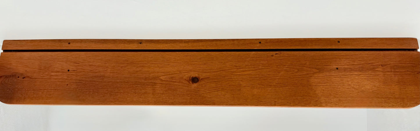 VINTAGE WOOD BOW WALL SHELF