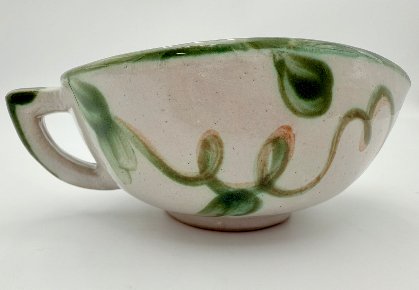 1950s VINTAGE JOHN B. TAYLOR HARVEST PATTERN CERAMIC GRAVY BOAT