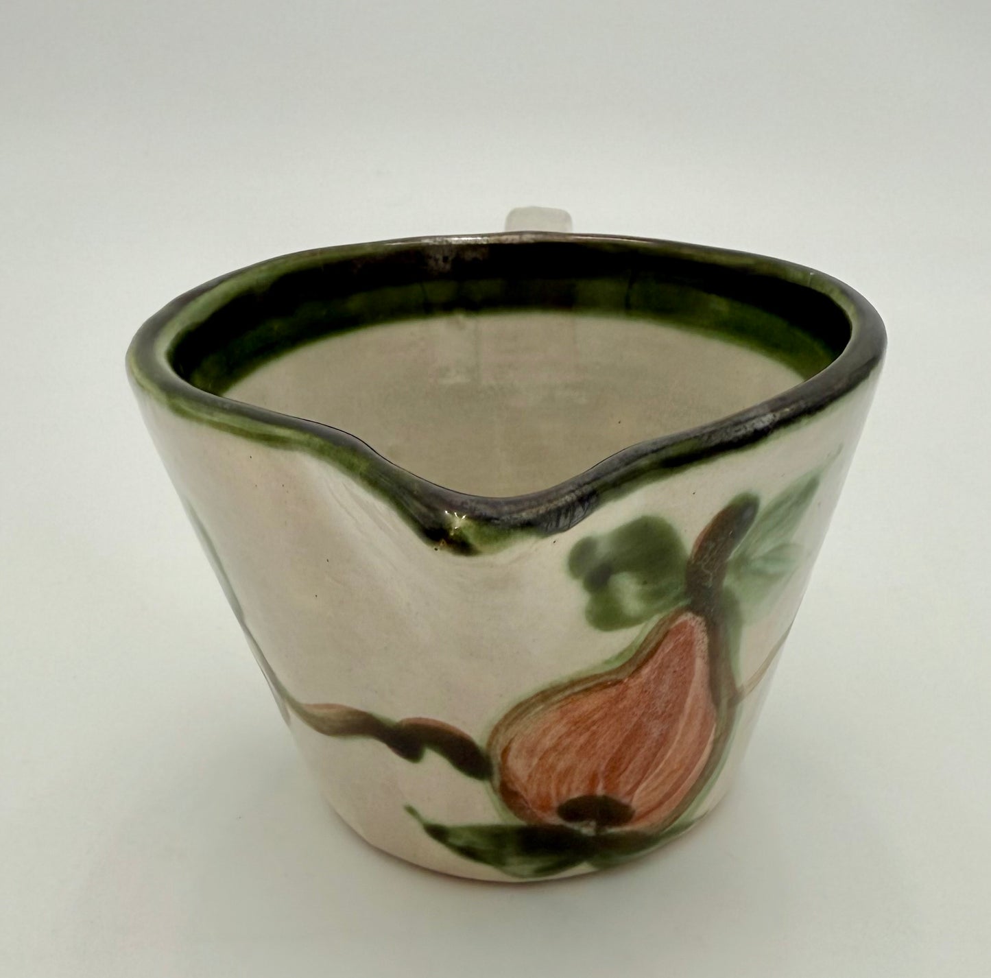 1950s VINTAGE JOHN B. TAYLOR HARVEST PATTERN CERAMIC CREAMER