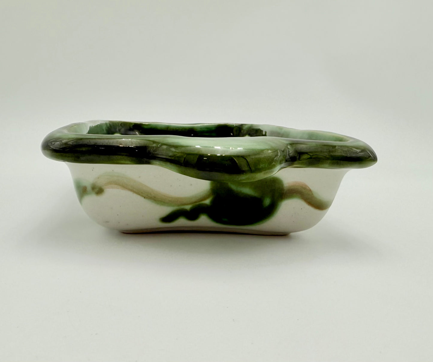 1950s VINTAGE JOHN B. TAYLOR HARVEST PATTERN CERAMIC BAKING DISH