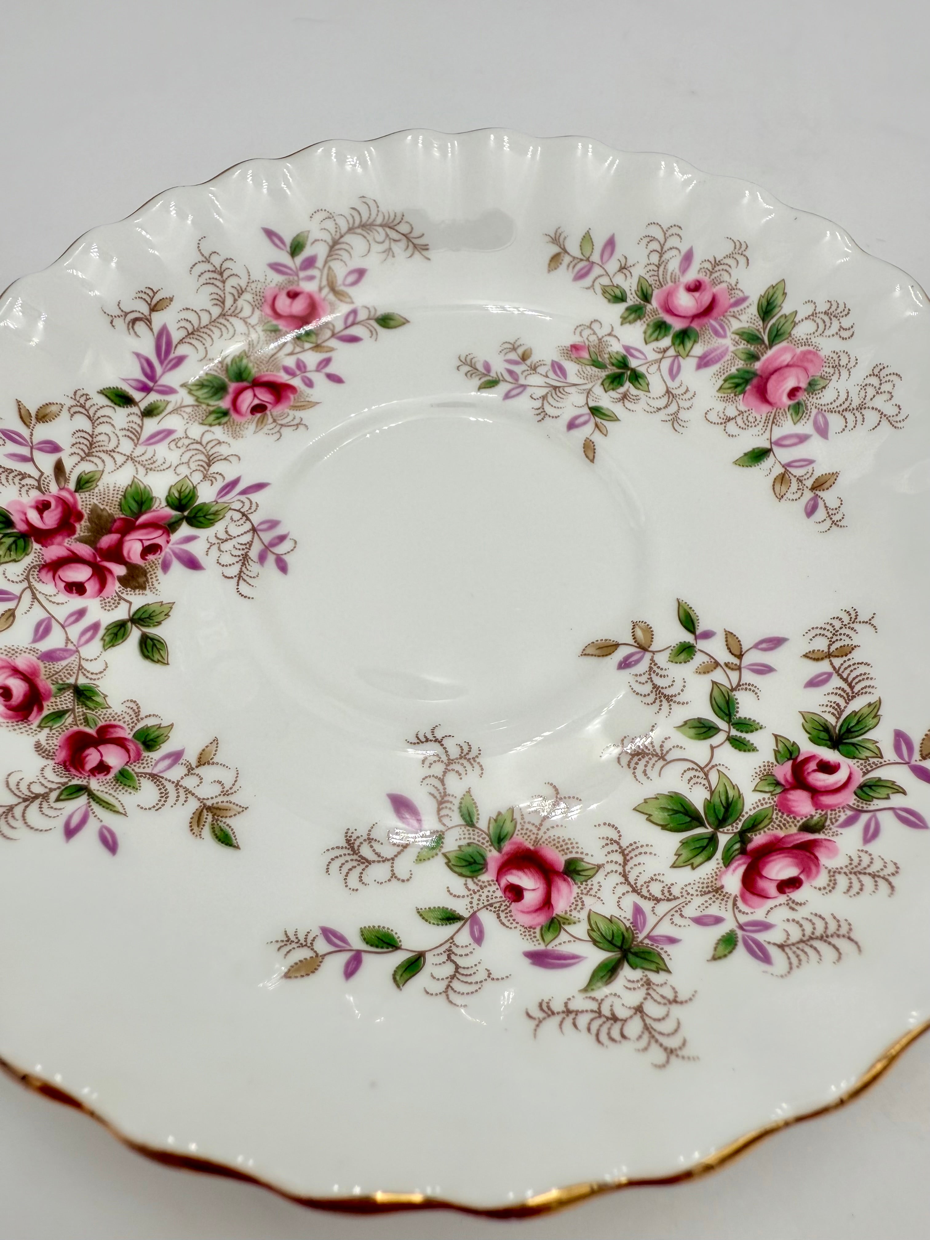 VINTAGE ECLECTIC WHIMSY CURATED TEACUP & SAUCER SET — LEFTON • ROYAL HALSEY • ROYAL GRAFTON • ROYAL ALBERT