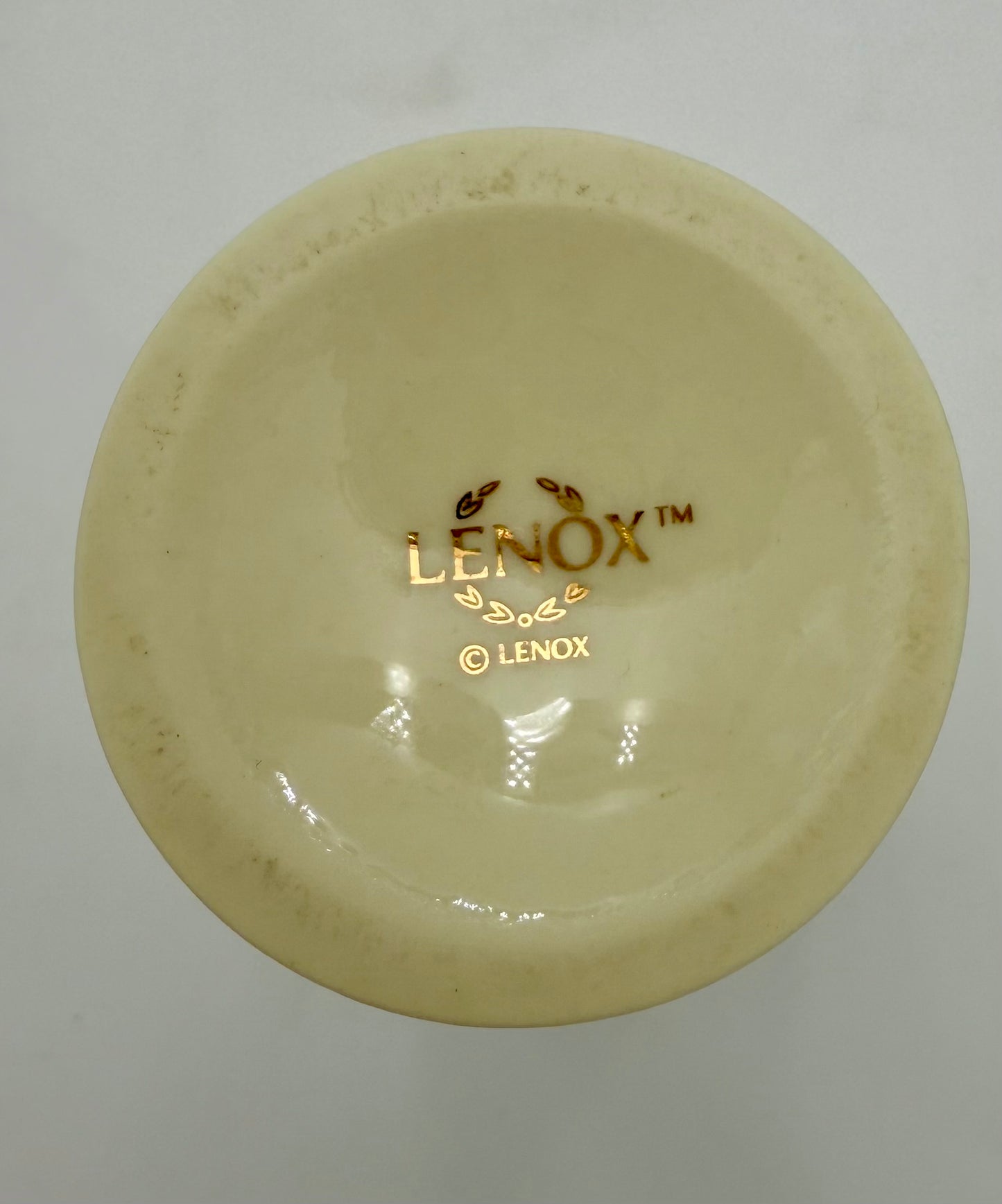 LENOX ROSE BLOSSOM BUD FLOWER IVORY VASE