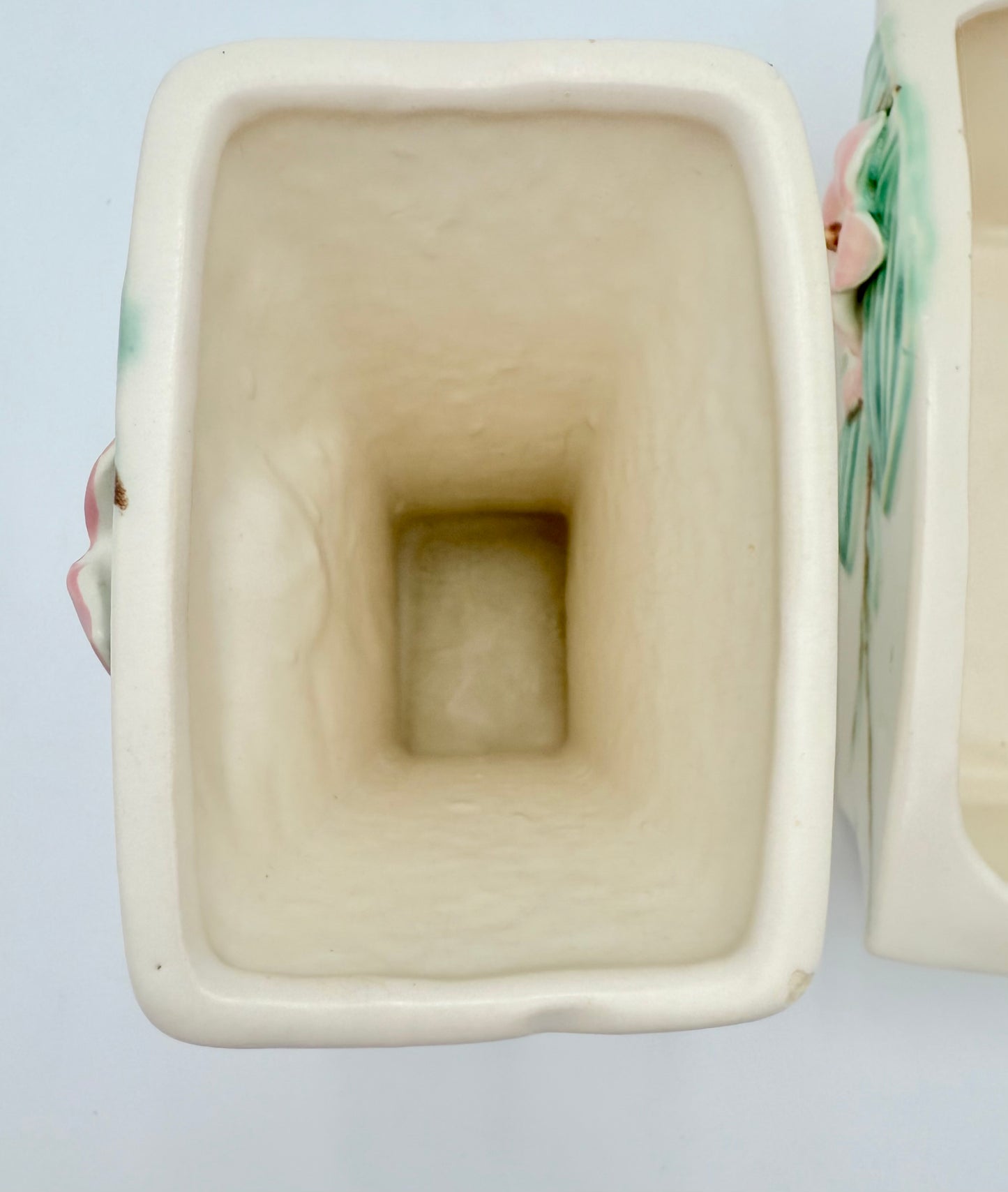 1940s McCOY POTTERY BLOSSOM VASE AND PLANTER SET