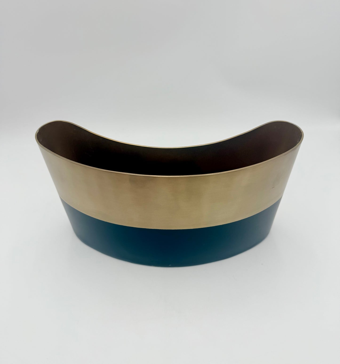 1970s DESIGN GOLD AND BLACK VASE