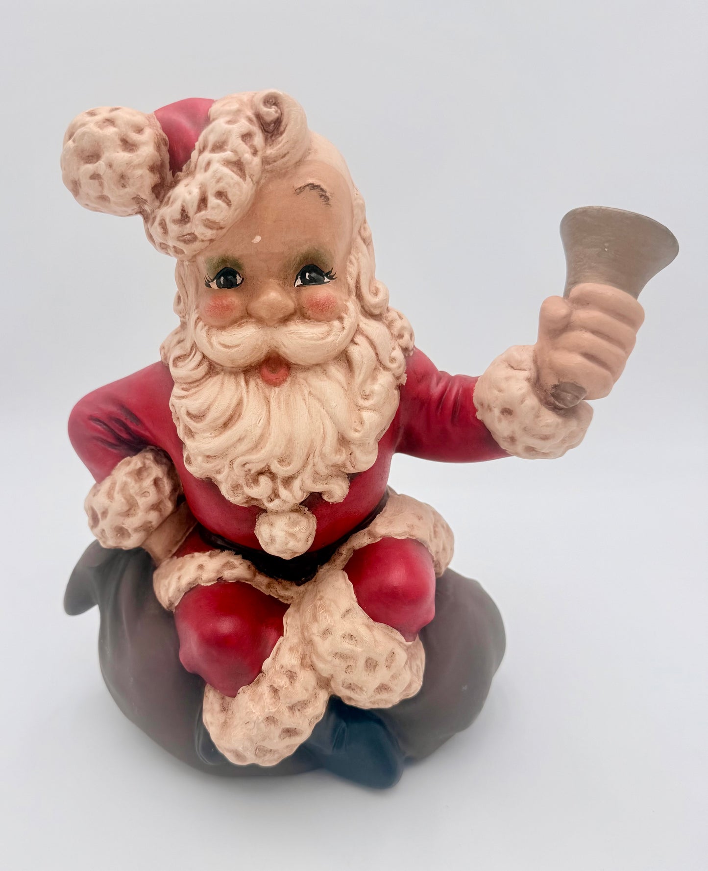 1972 ATLANIC MOLD SANTA RINGING BELL