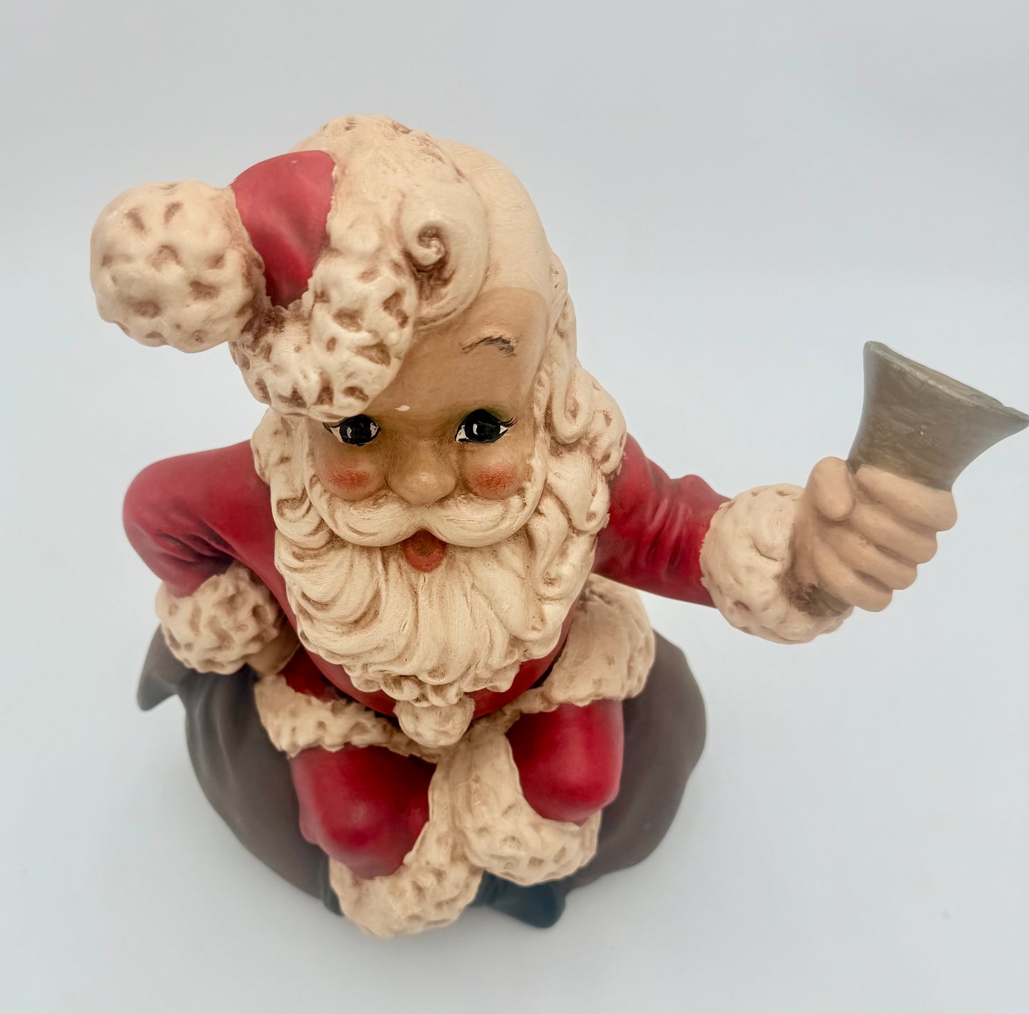 1972 ATLANIC MOLD SANTA RINGING BELL