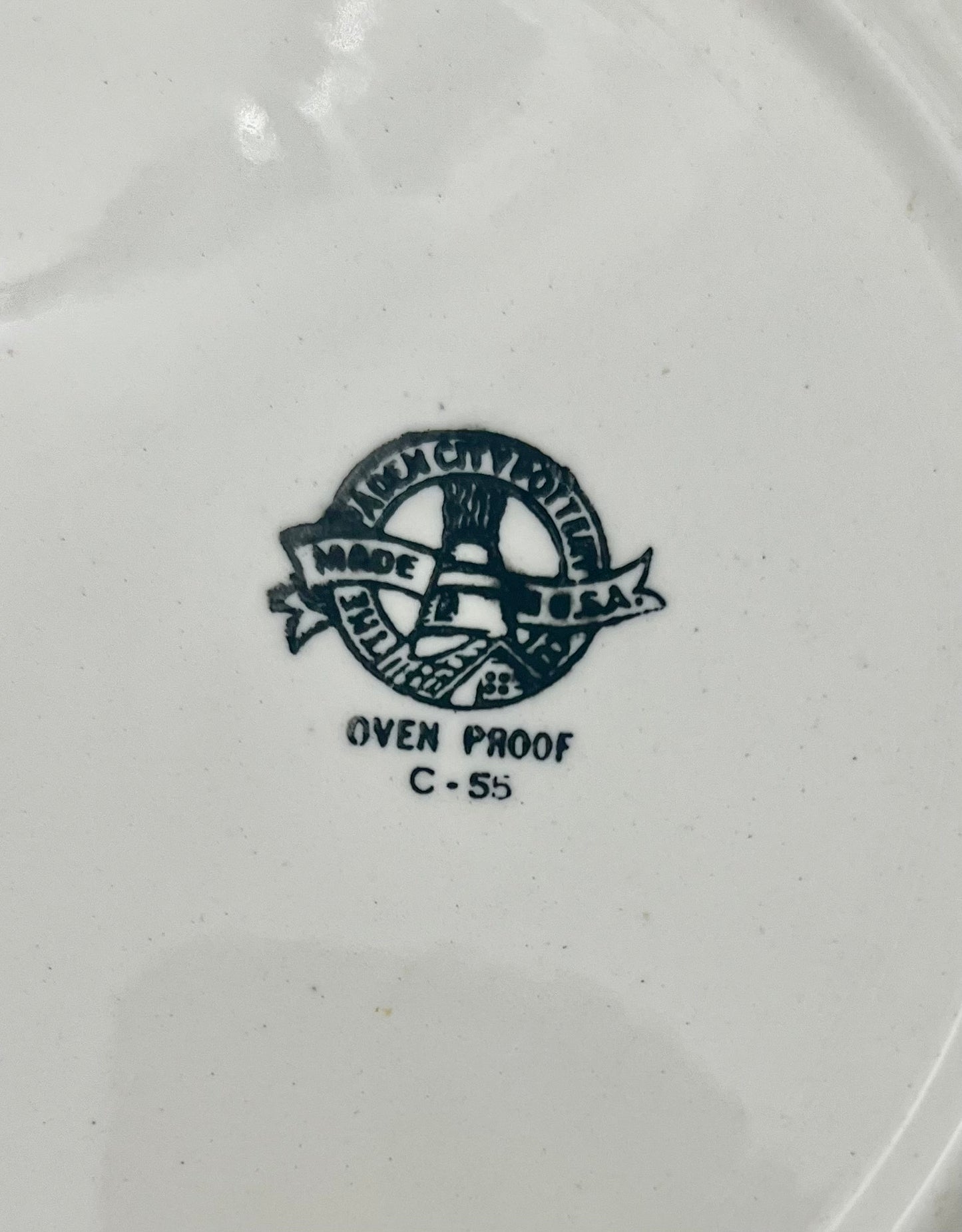 VINTAGE PADEN CITY POTTERY MODERN ORCHID DINNER PLATE • 22K GOLD RIM • PRICE PER PLATE • 9.5 INCH
