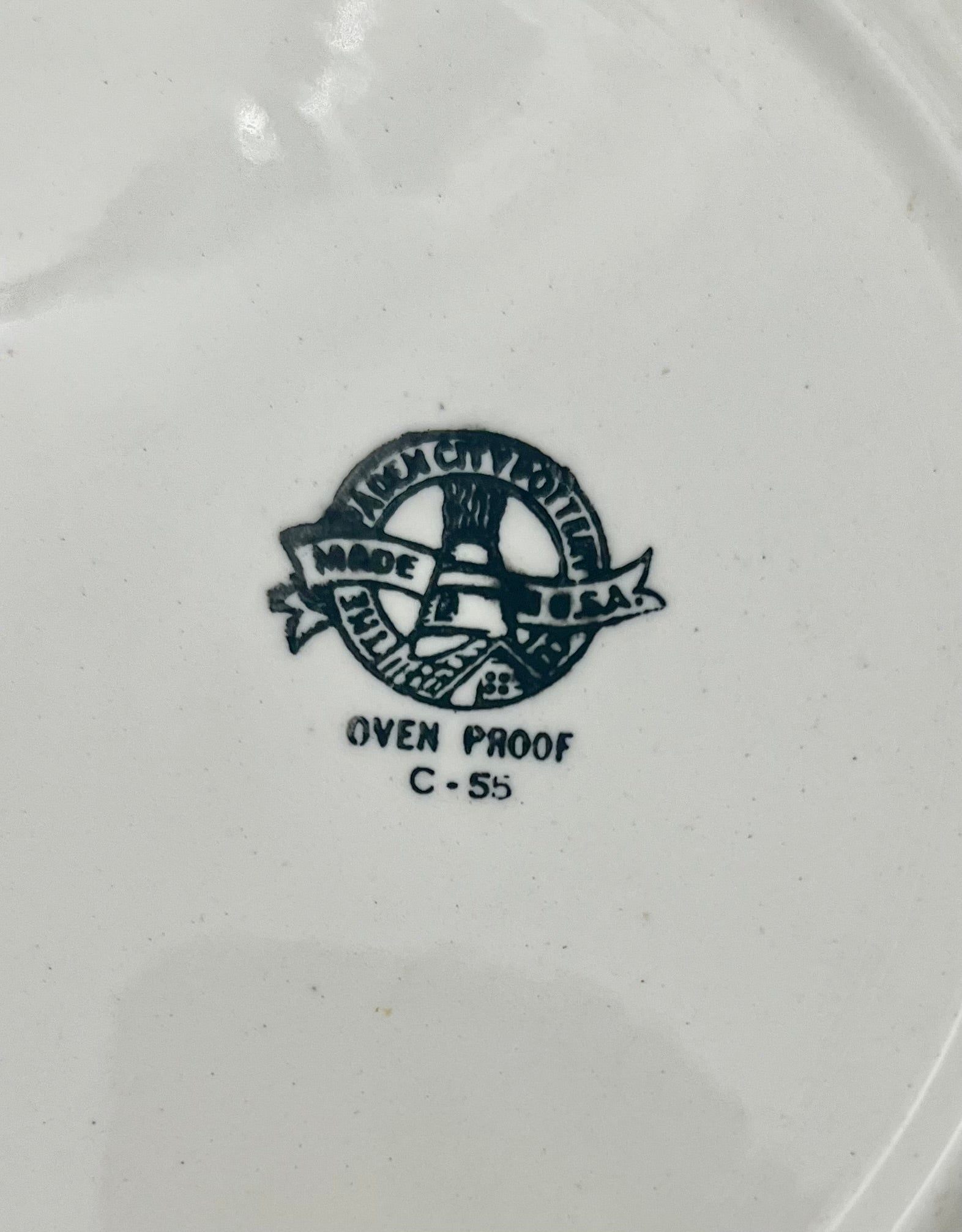VINTAGE PADEN CITY POTTERY MODERN ORCHID DINNER PLATE • 22K GOLD RIM • PRICE PER PLATE • 9.5 INCH
