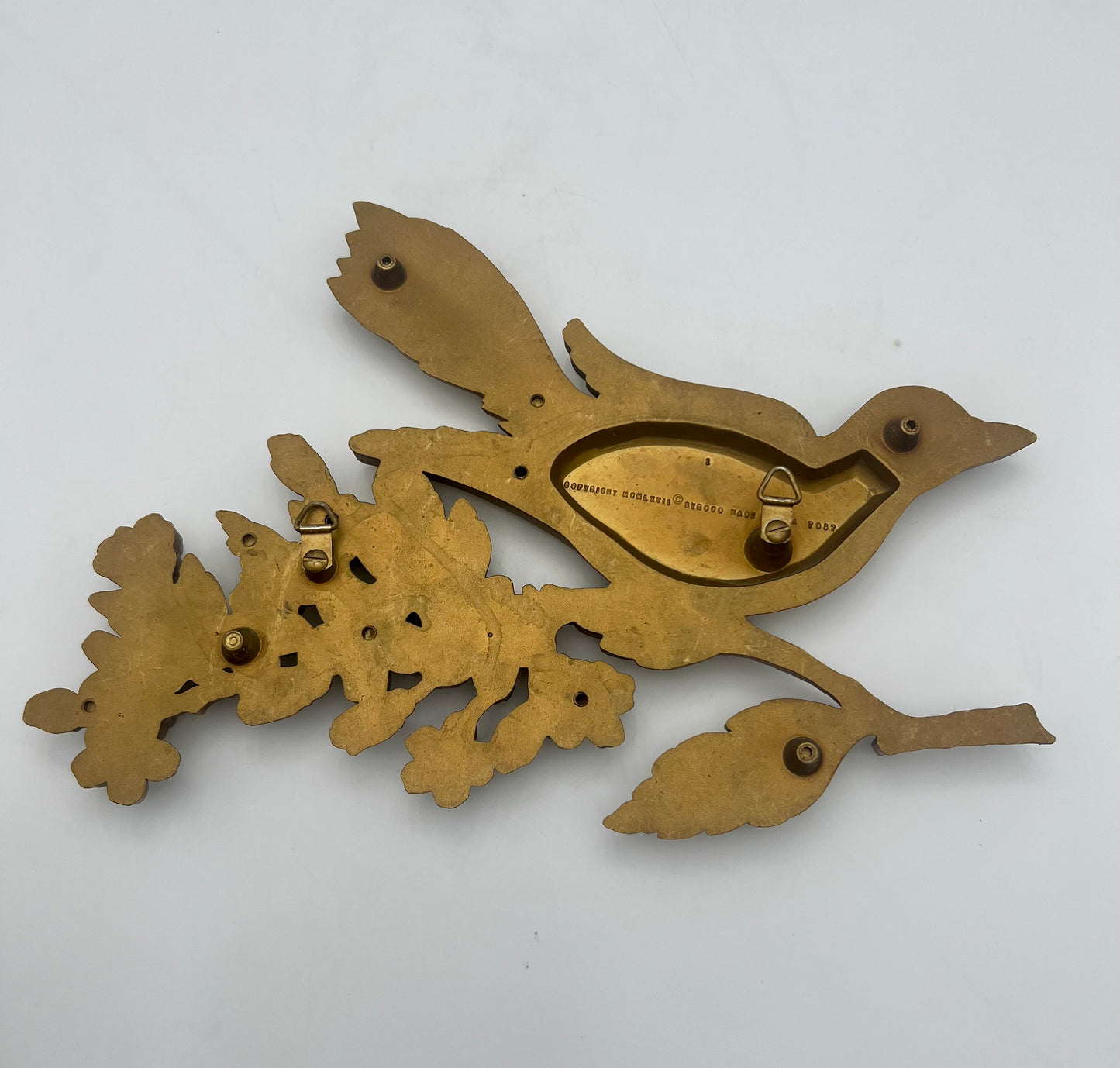 VINTAGE SYROCO BIRD WALL HANGING, 1967