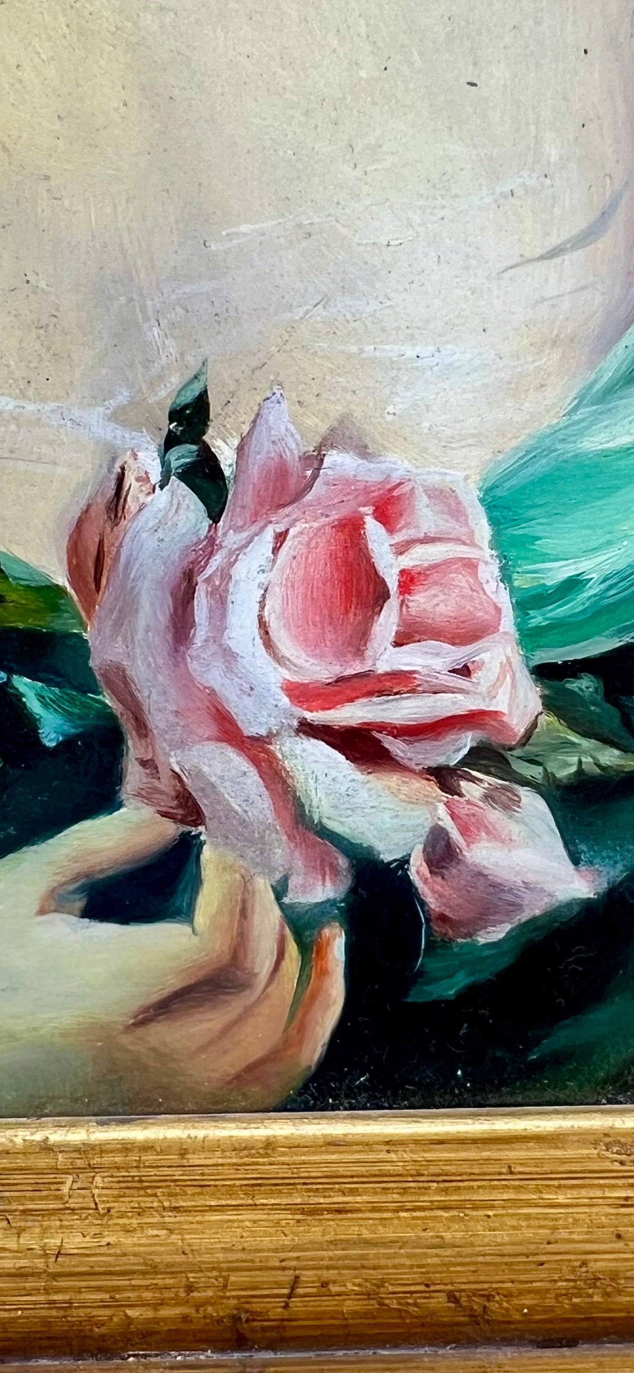 VINTAGE ORIGINAL OIL PAINTING BY UNKNOWN ARTISIT