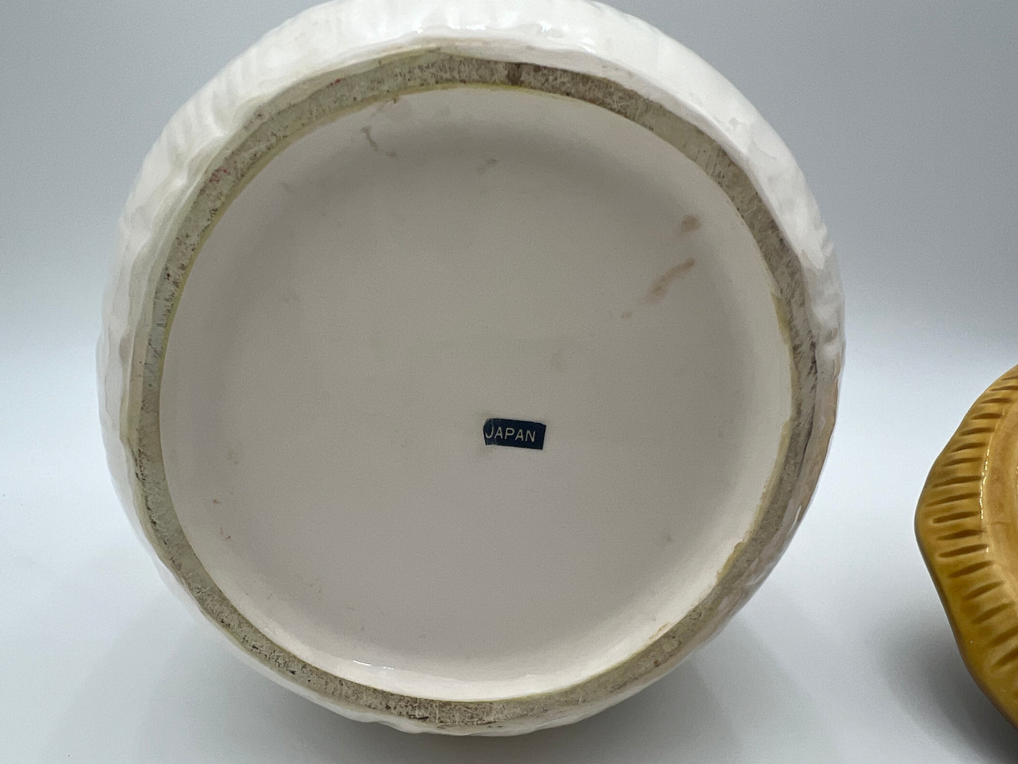 VINTAGE MERRY MUSHROOM 11 X 8.5 INCH CANISTER