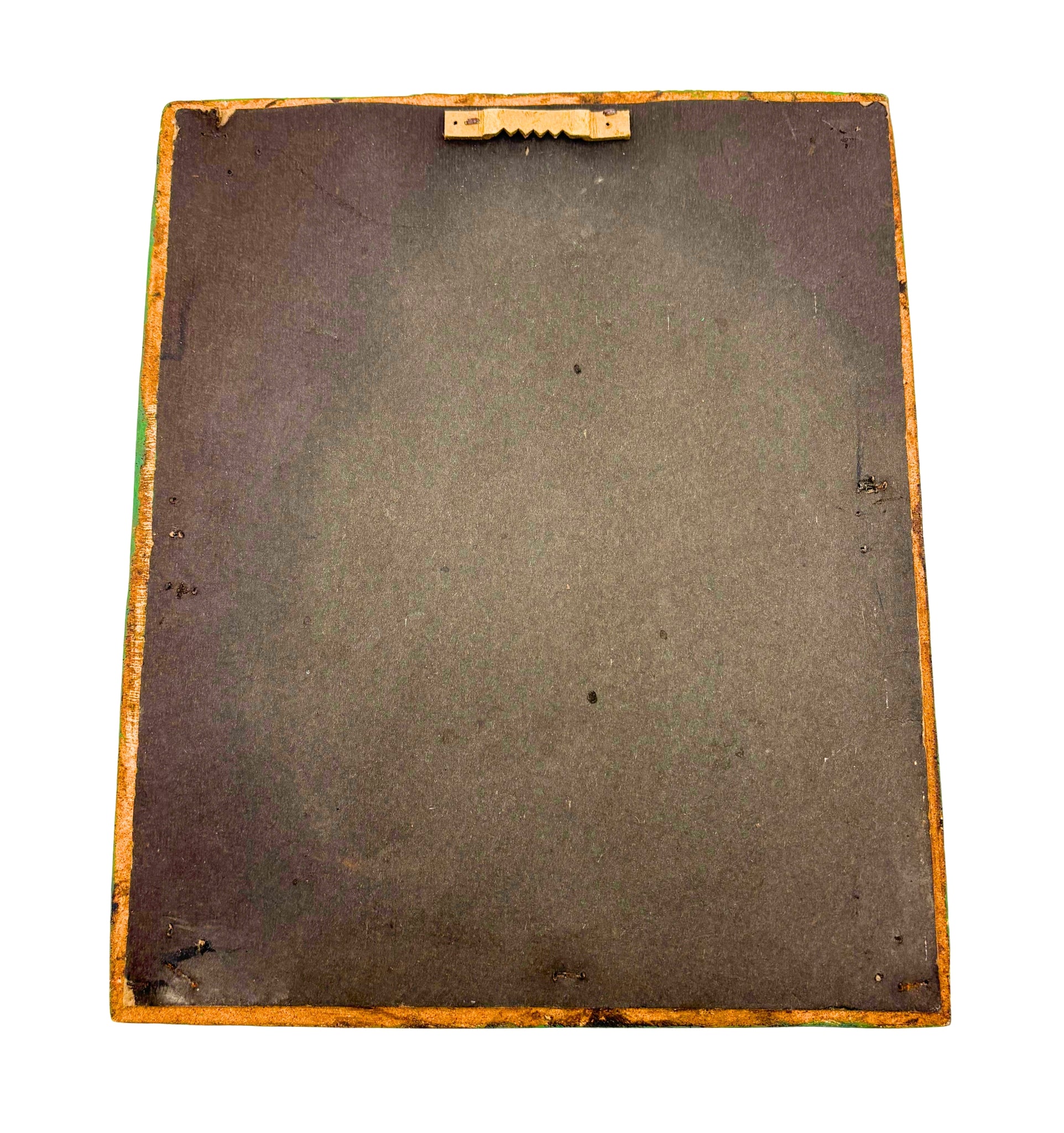 VINTAGE EMERALD GREEN FLORENTINE GILT WALL MIRROR
