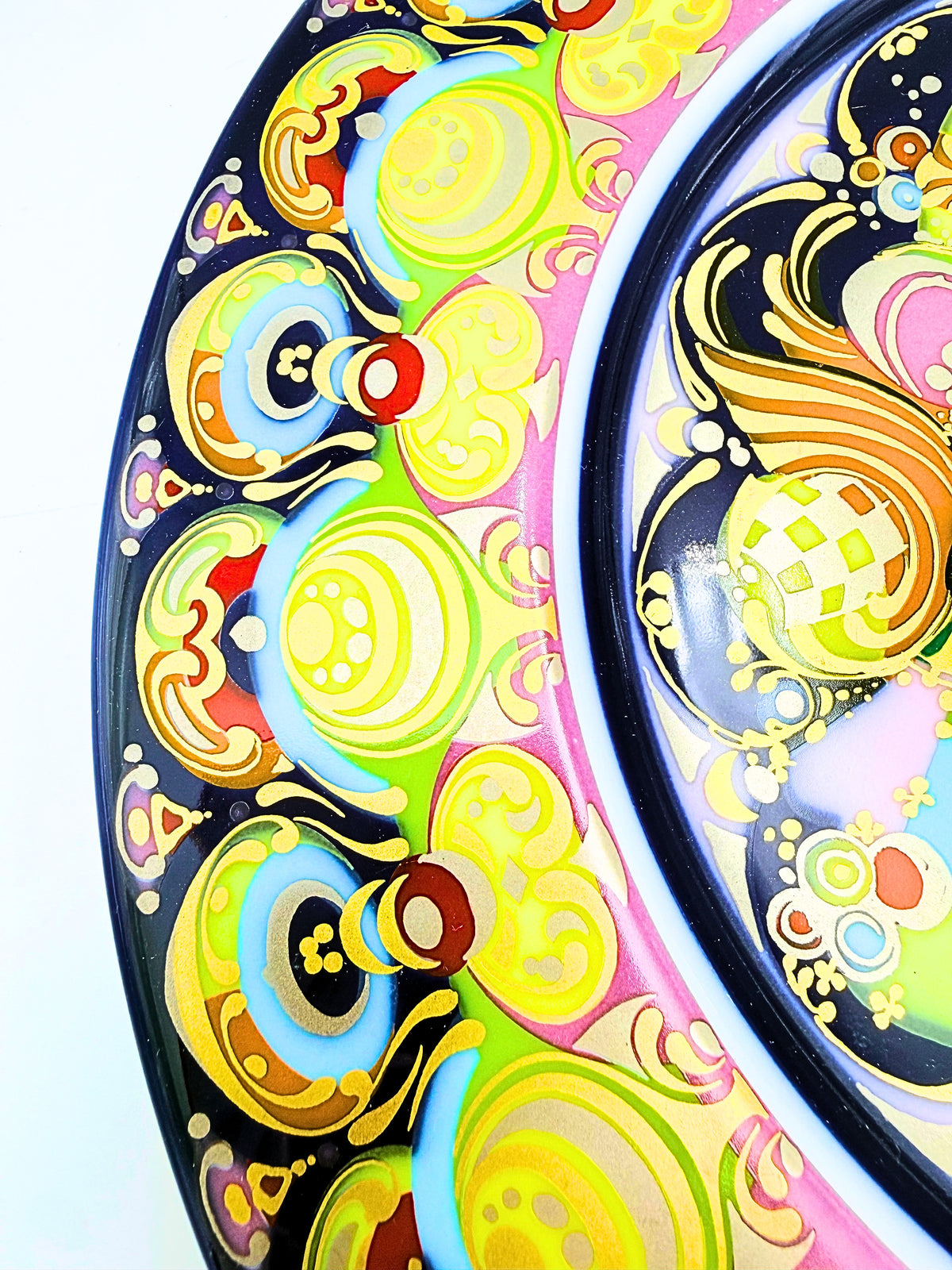 Bjørn Wiinblad for Rosenthal Studio-Line “Engel mit Glockenspiel” Christmas Art Plate, 1980