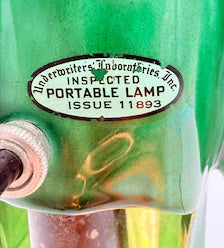 1953 LANE & CO. LOS ANGELES CHINESE FIGURAL TV LAMP