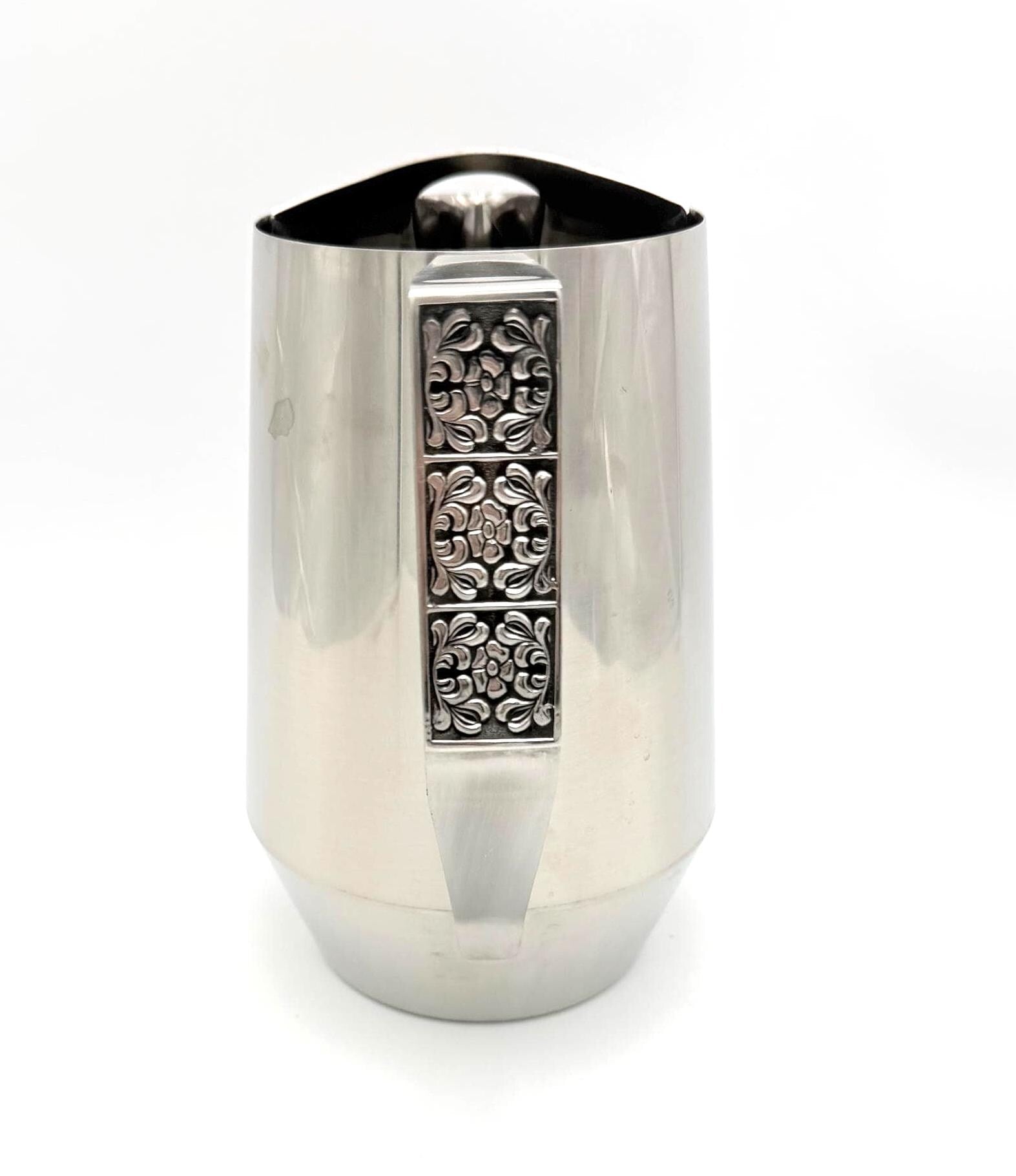 VINTAGE STANLEY ROBERTS BURGUNTINE-VELVET STAINLESS STEEL ENTERTAINING COLLECTION WITH ORIGINAL BOXES