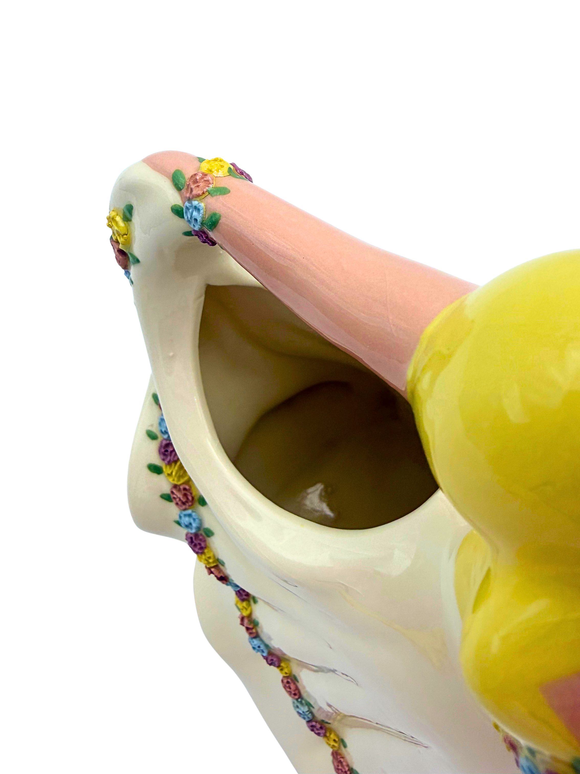 Vintage Hedi Schoop Dancing Lady Figural Vase 1940s California Pottery