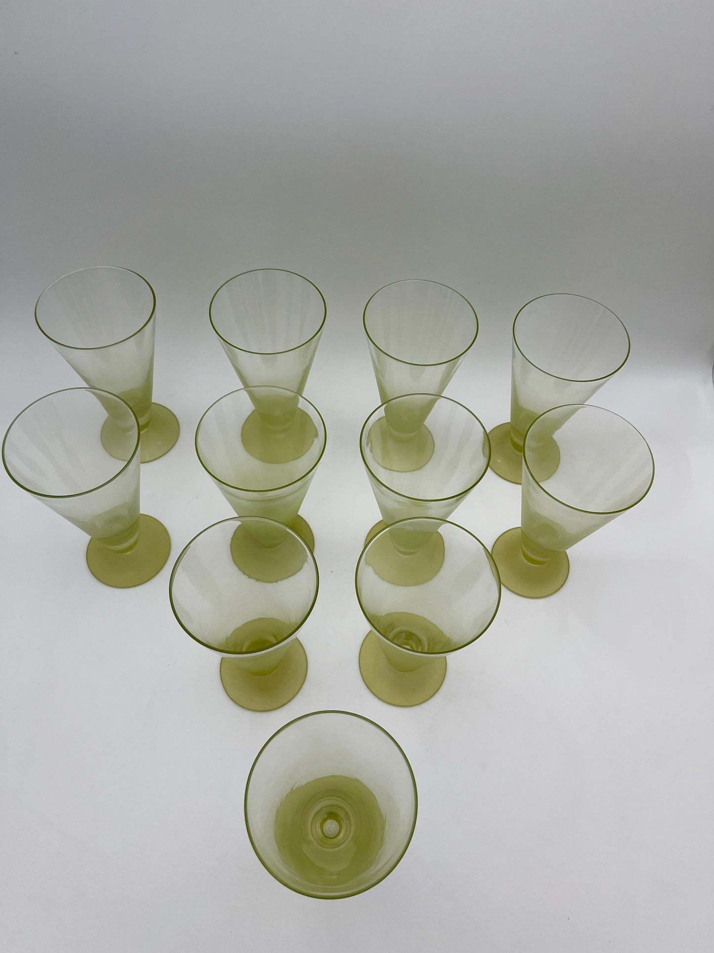 1950s DOROTHY THORPE BEVERAGE GLASSES SET OF 11
