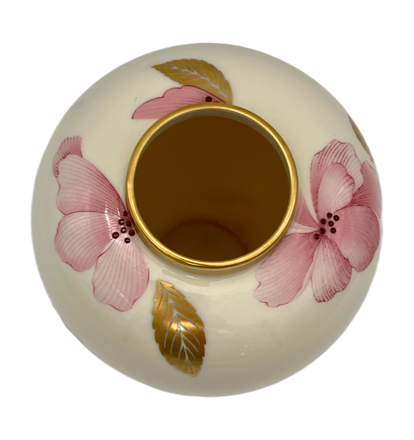 LENOX ROYAL BLOSSOM COLLECTION VASE – GOLD ACCENTS, MADE IN USA