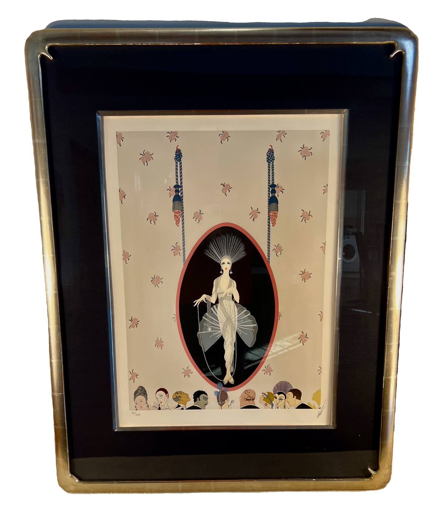 EXTREMELY RARE ERTE “THE PORTRAIT”, 1981  SIGNED AND FRAMED SERIGRAPH #88/300