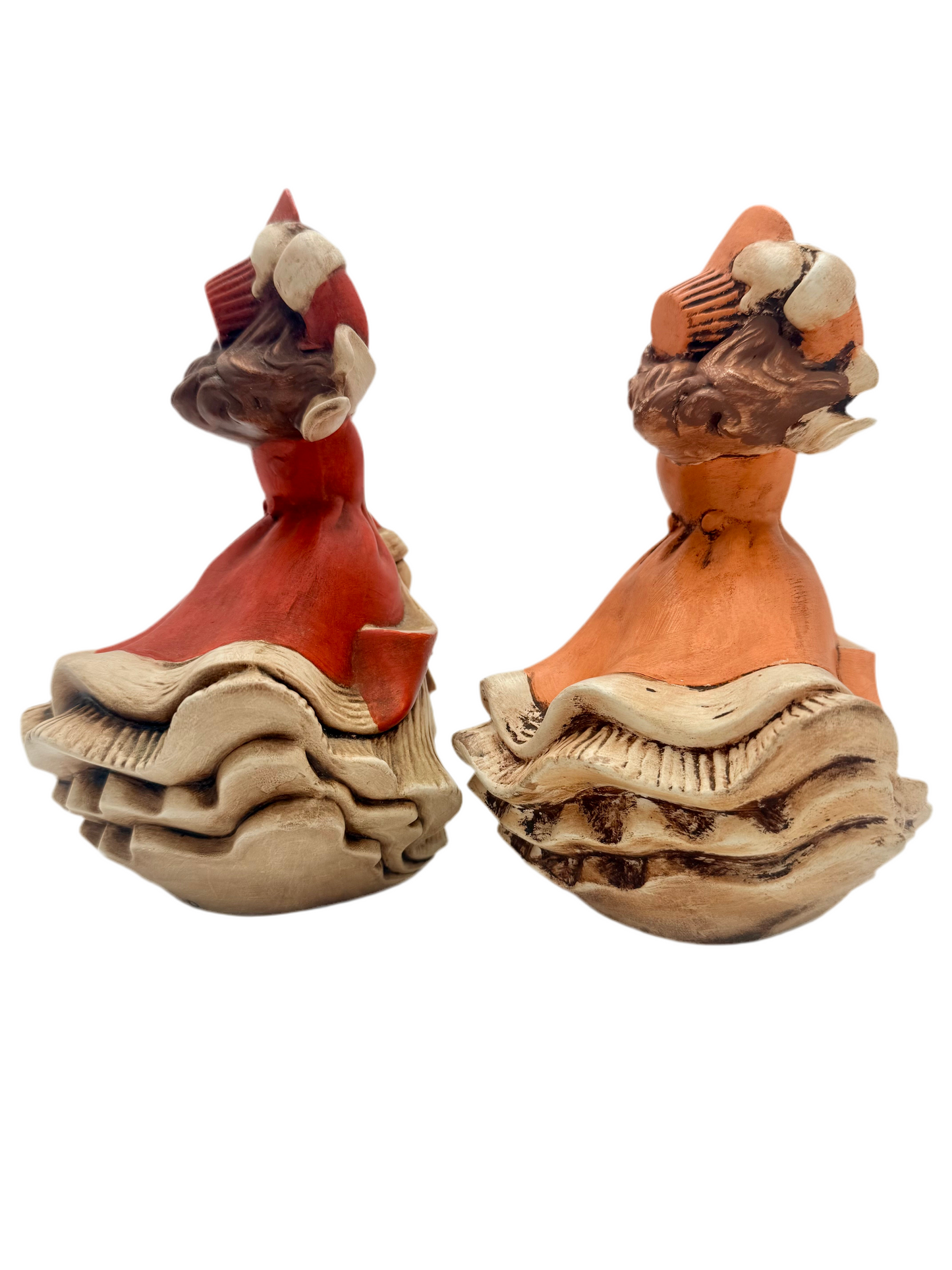 VINTAGE ATLANIC MOLD CHRISTMAS CAROLER GIRLS, 1971