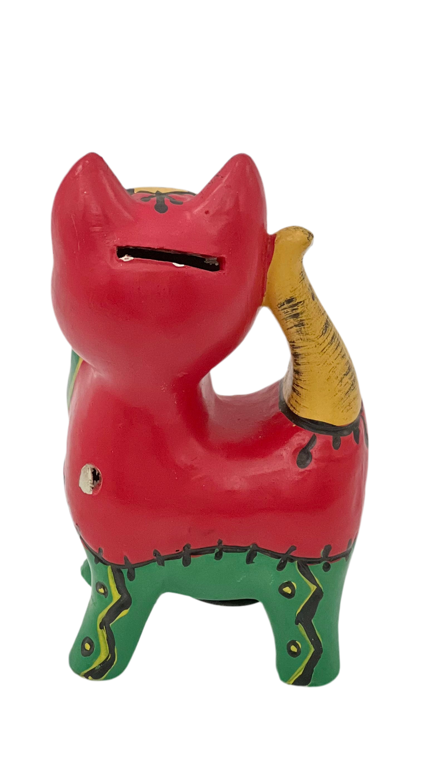 VINTAGE MID CENTURY JAPANESE "LE GO" PIGGY BANK WITH STOPPER
