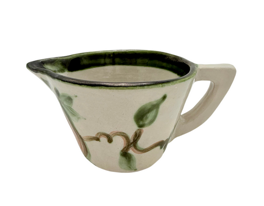 1950s VINTAGE JOHN B. TAYLOR HARVEST PATTERN CERAMIC CREAMER