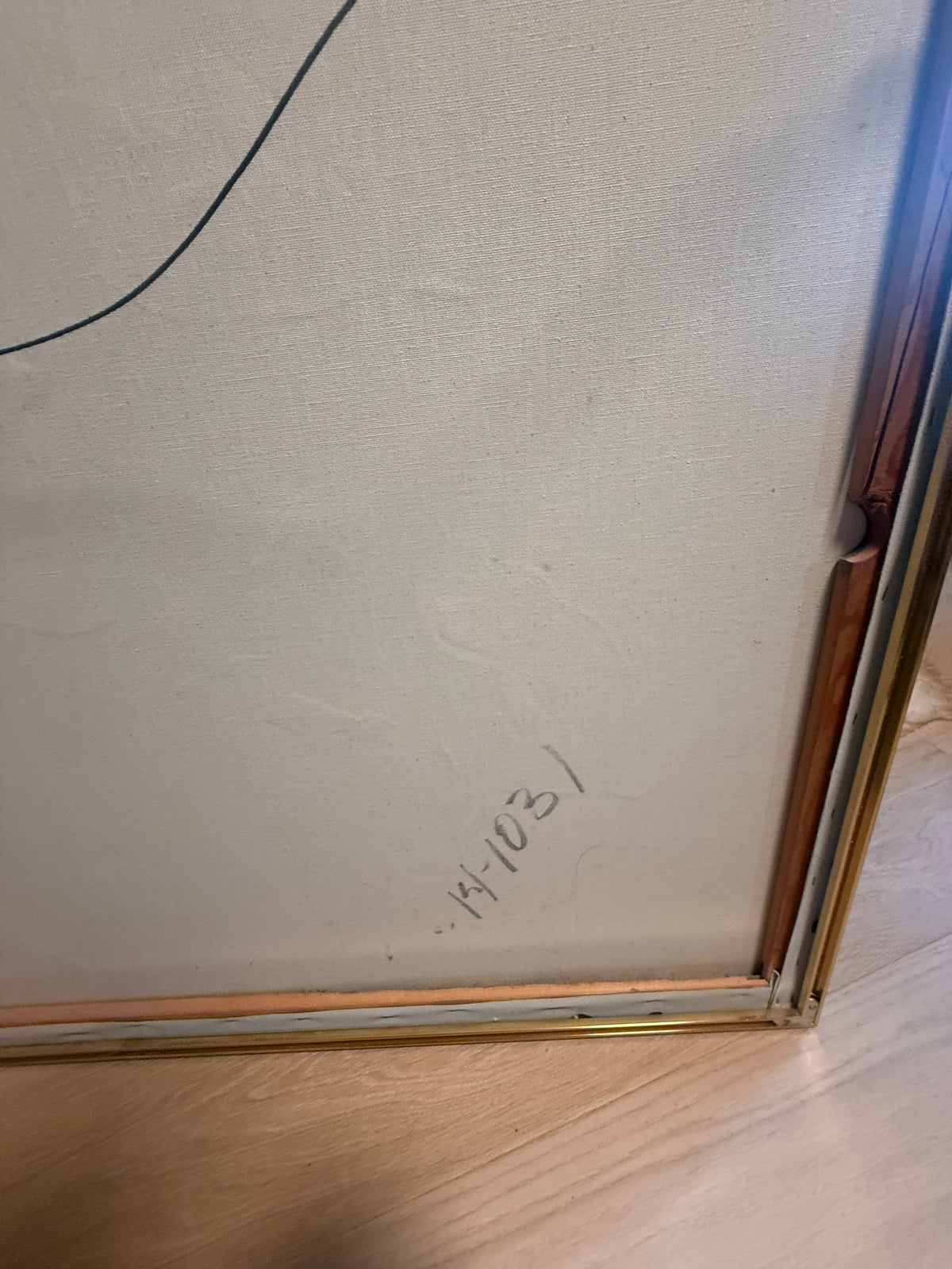 Gregory C. Oversized Textured Floral Painting Signed Gregory C. Circa 1980s