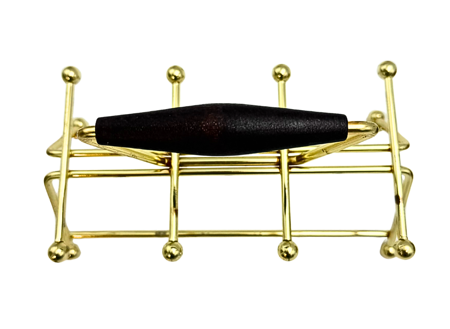 VINTAGE CULVER ANTIQUA GOLD CRACKLE SHOT GLASS SET WITH BRASS CADDY 1960S HOLLYWOOD REGENCY EMERALD GREEN BARWARE