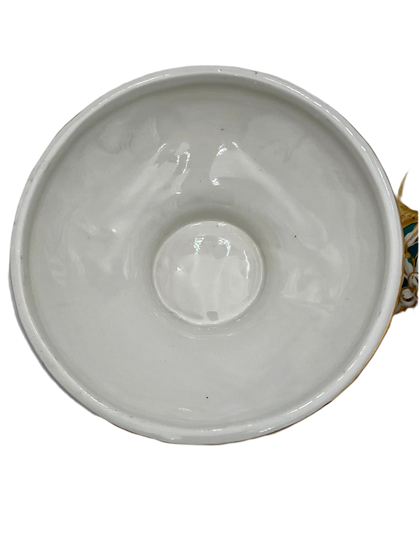 VINTAGE ITALIAN MAJOLICA COVERED DISH – HAND-PAINTED ADAM & EVE SCENES – GILDED BAROQUE DETAIL – DERUTA-STYLE CERAMIC BOX