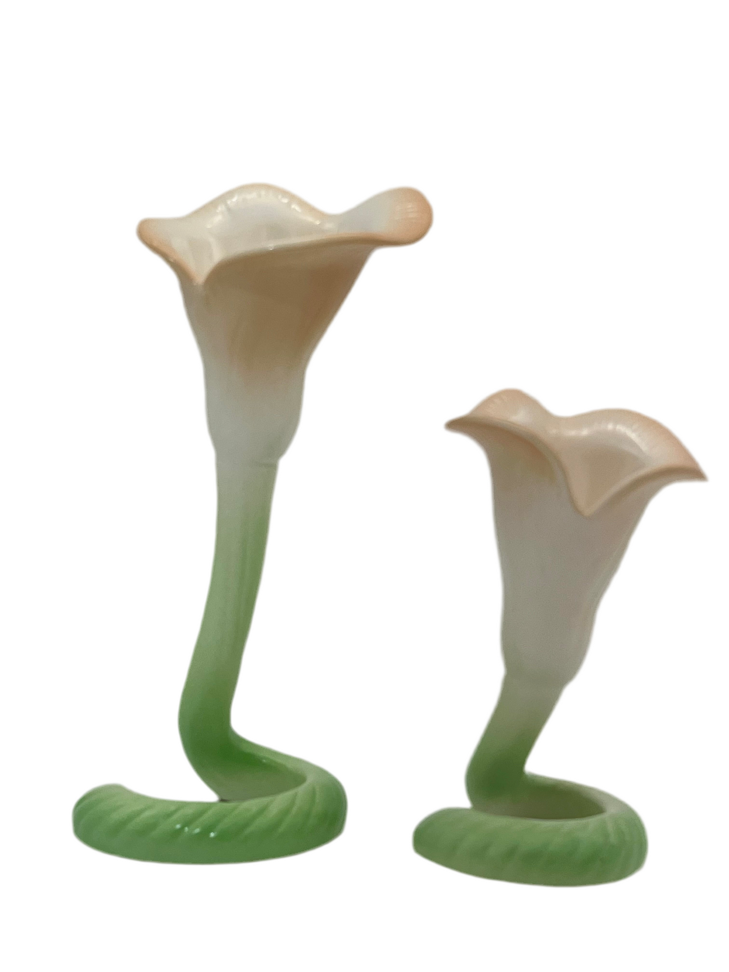 VINTAGE FITZ AND FLOYD CALLA LILY CANDLEHOLDERS