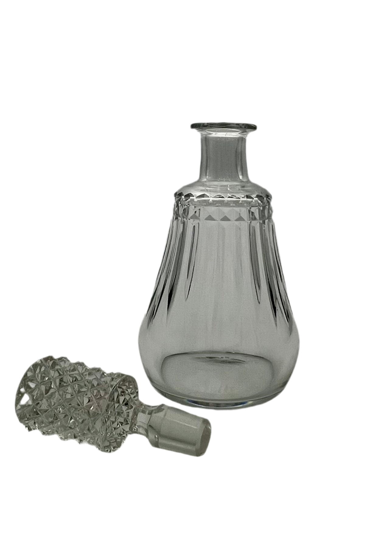 VINTAGE 1940s BACCARAT FRANCE “TALLEYRAND” CRYSTAL DECANTER WITH STOPPER – MARKED FRENCH LUXURY BARWARE