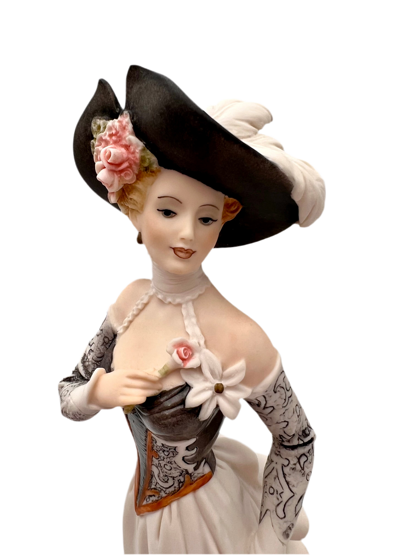 Giuseppe Armani “Christine” Lady with Dog Figurine – 1996 Florence Sculture d’Arte, Italy