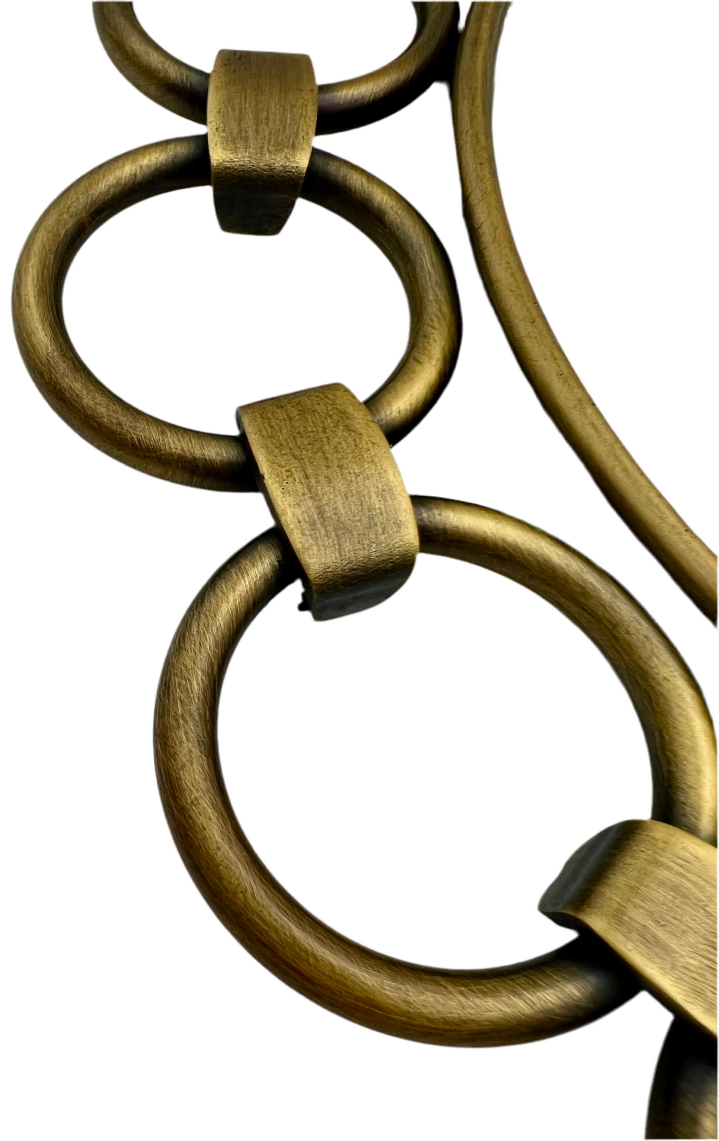 Pair of Victoria Hagan “Perfect Pieces” Round Wall Mirrors – Linked Ring Frames – Modern Classic Design