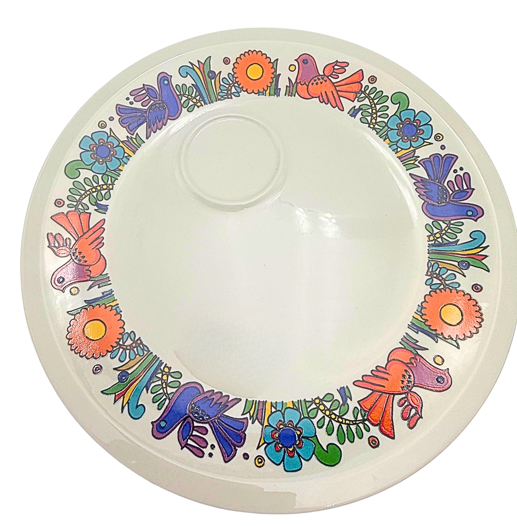 Vintage Villeroy & Boch Acapulco Luncheon Plates & Cups 13 Piece Set