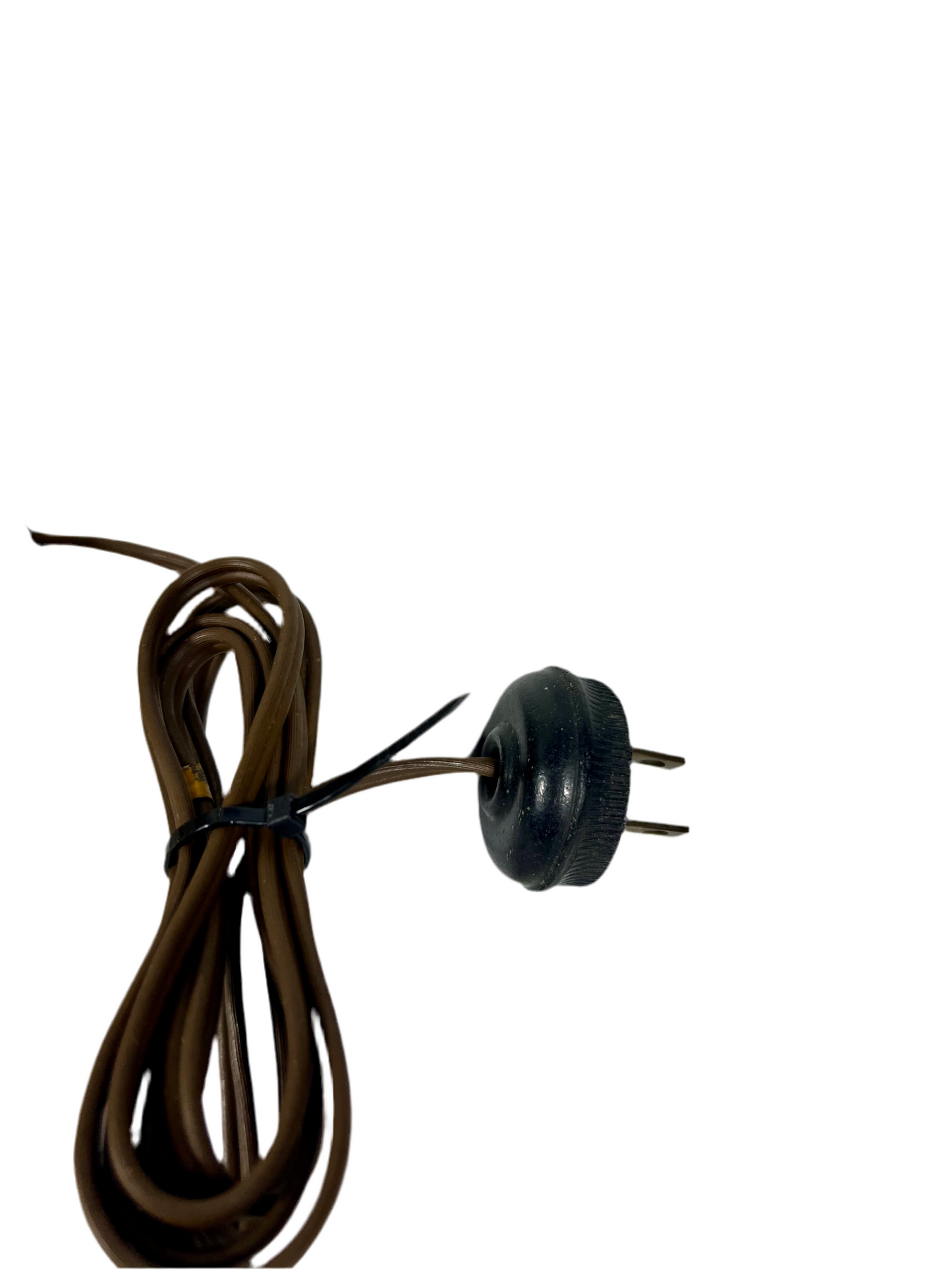 VINTAGE FLORAL CERAMIC LAMP – RED BLOOM WITH GOLDEN TOUCHES