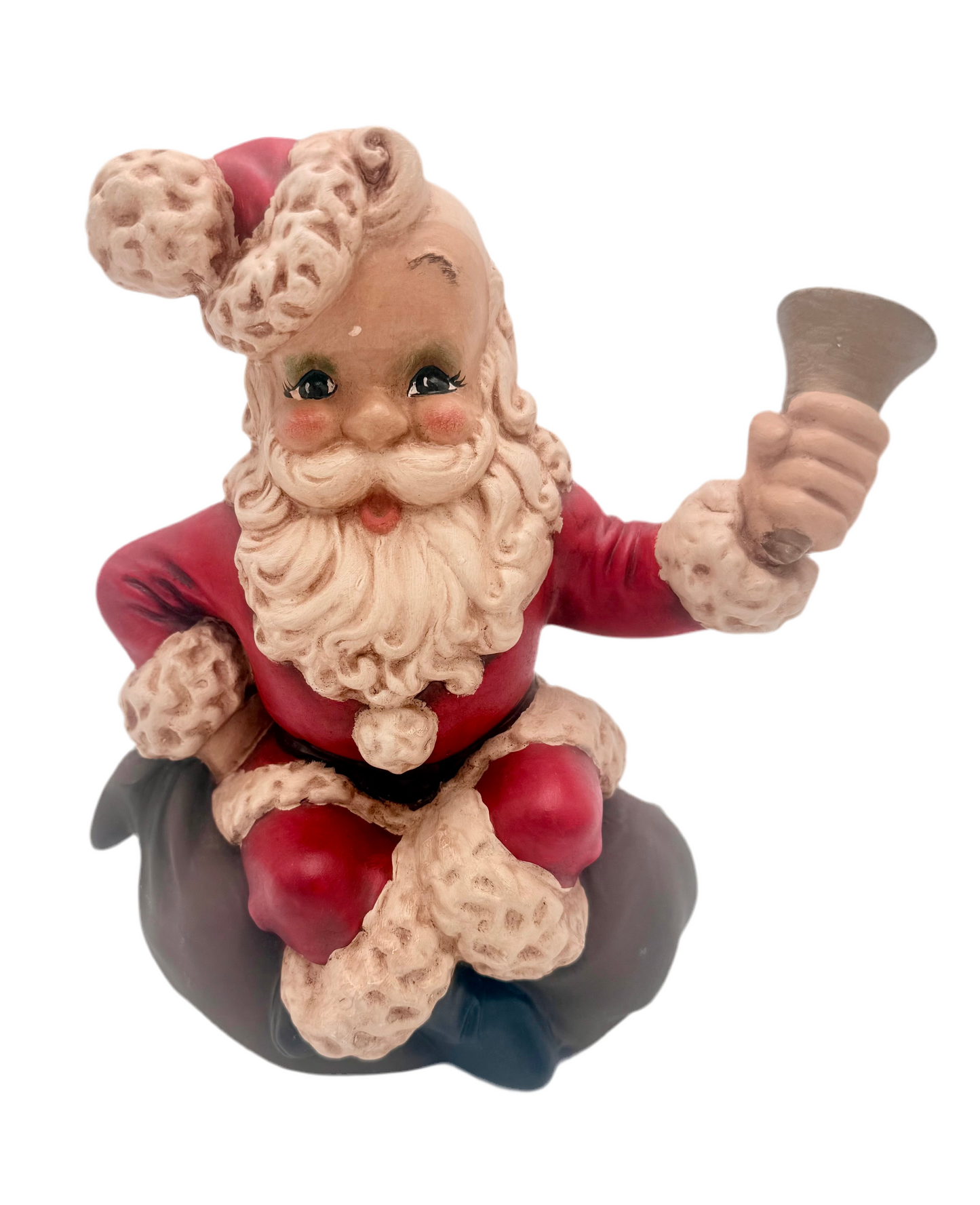 1972 ATLANIC MOLD SANTA RINGING BELL