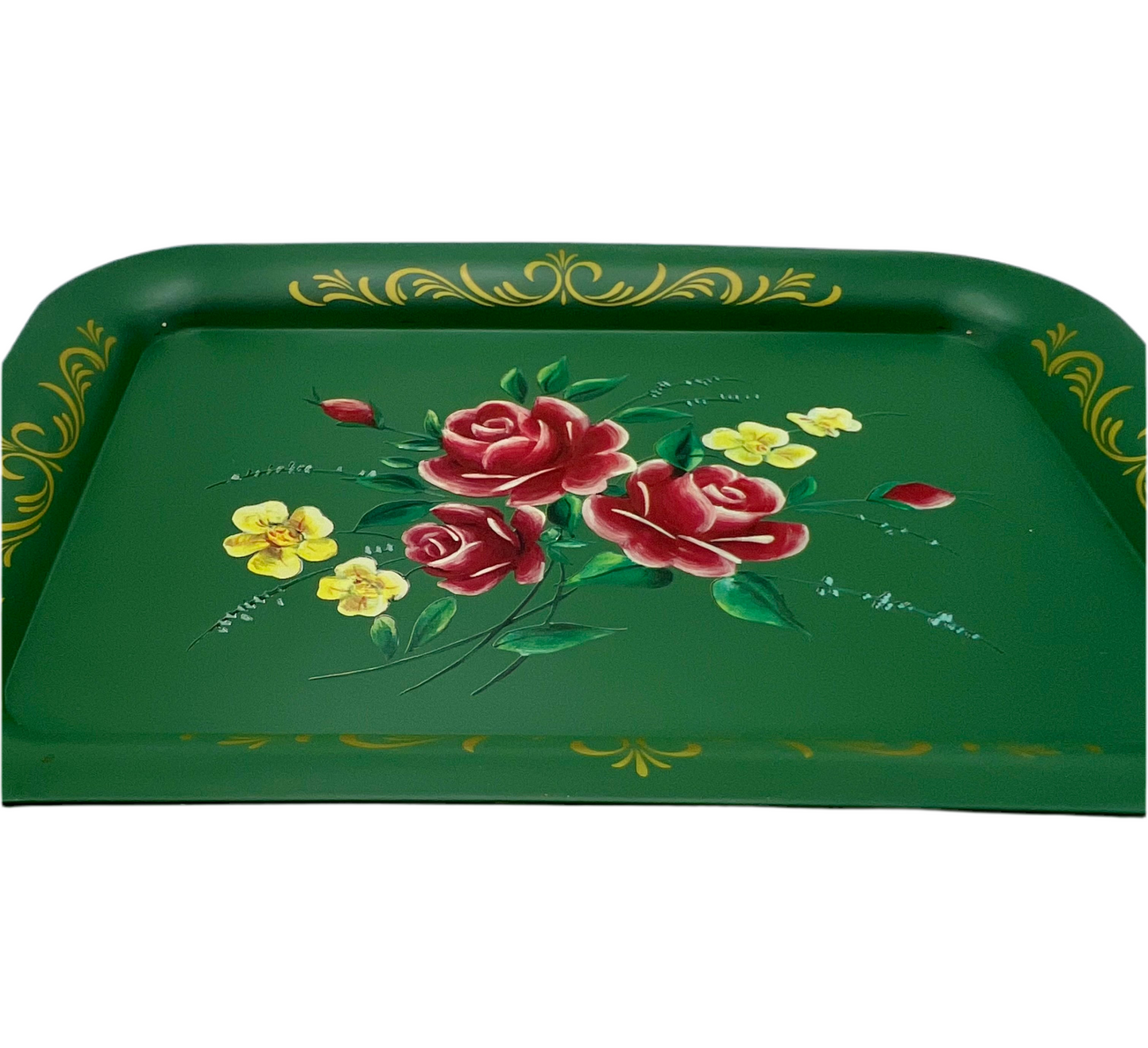 VINTAGE 1960’S VICTORIAN STYLE METAL TRAY