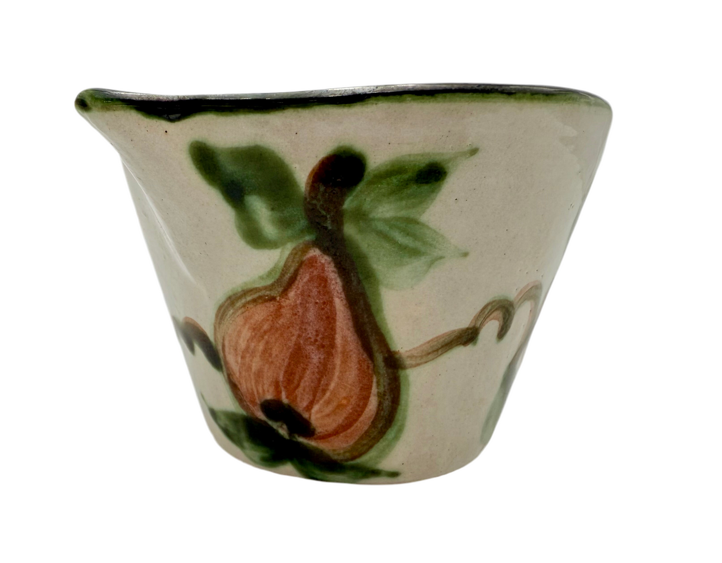 1950s VINTAGE JOHN B. TAYLOR HARVEST PATTERN CERAMIC CREAMER