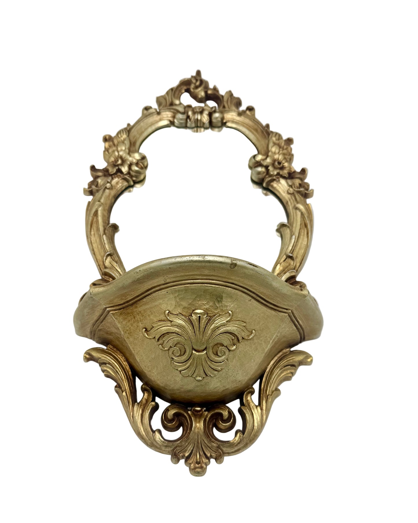 VINTAGE SYROCO GOLD WALL MIRROR WITH SHELF – MODEL 2327 (Copy)