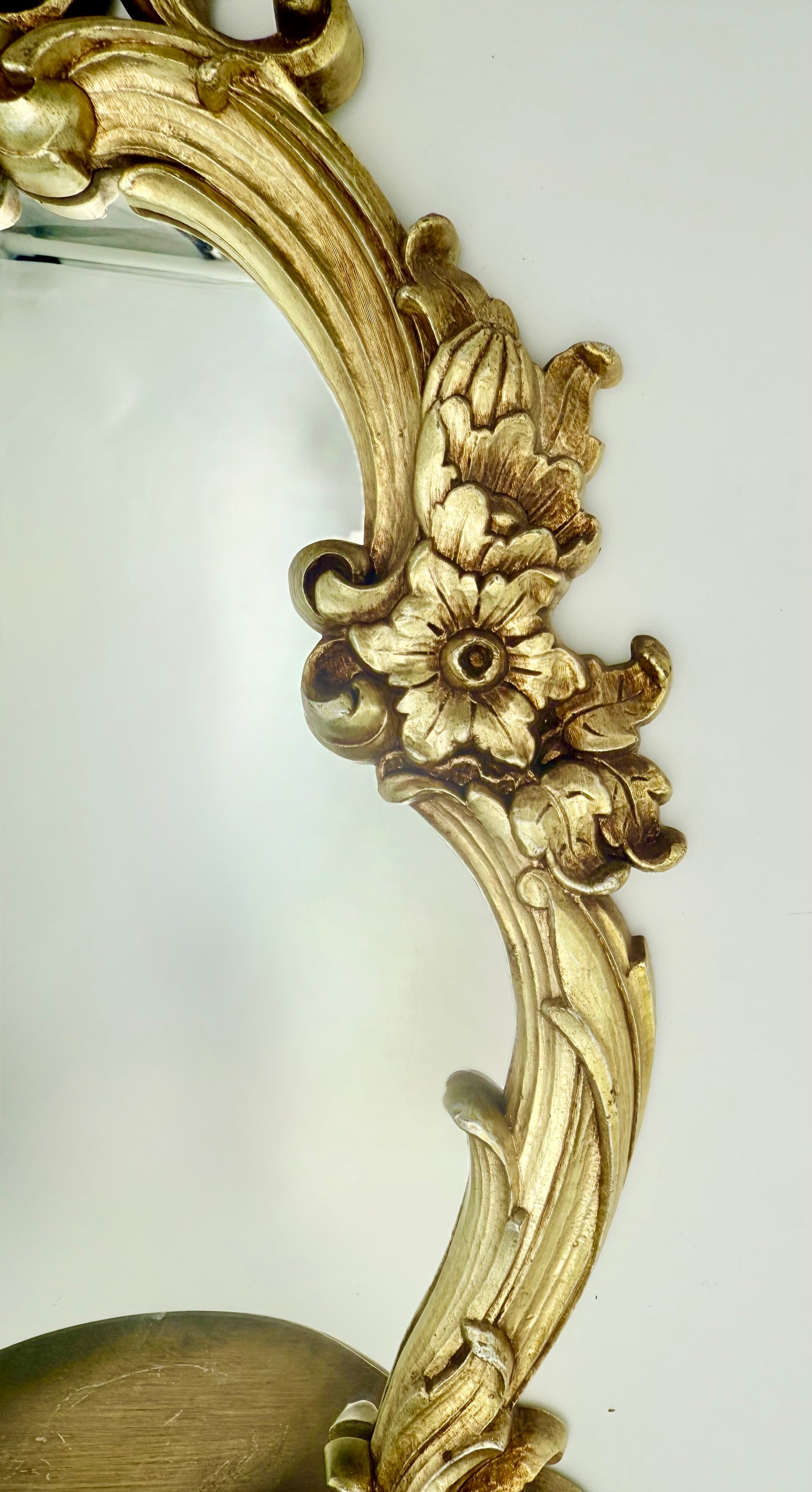 VINTAGE SYROCO GOLD WALL MIRROR WITH SHELF – MODEL 2327 (Copy)